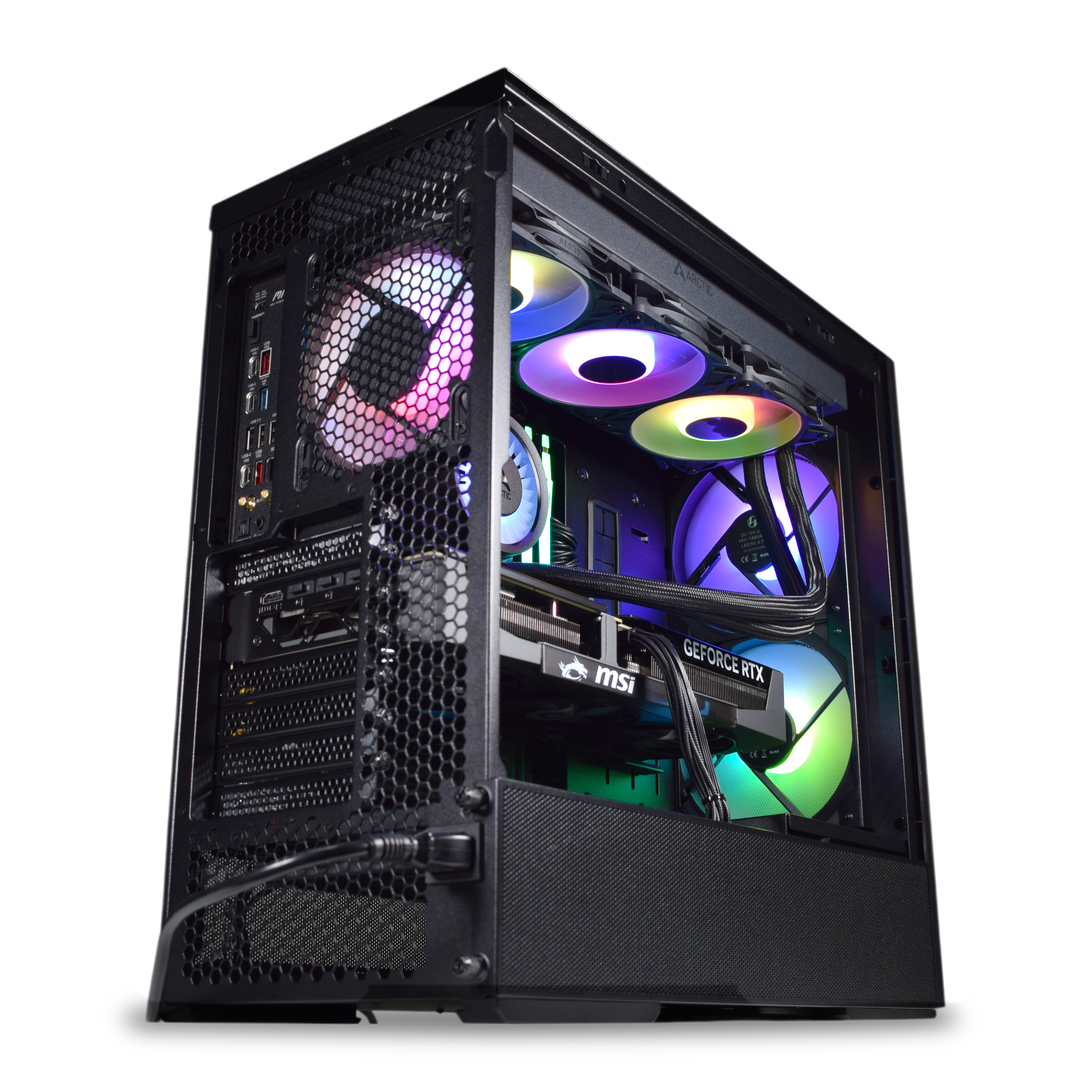 King Mod Systems - Computador King Mod Gamer-PC Ryzen 7 9800X3D 32GB DDR5 2TB RTX 5070 Ti WiFi W11