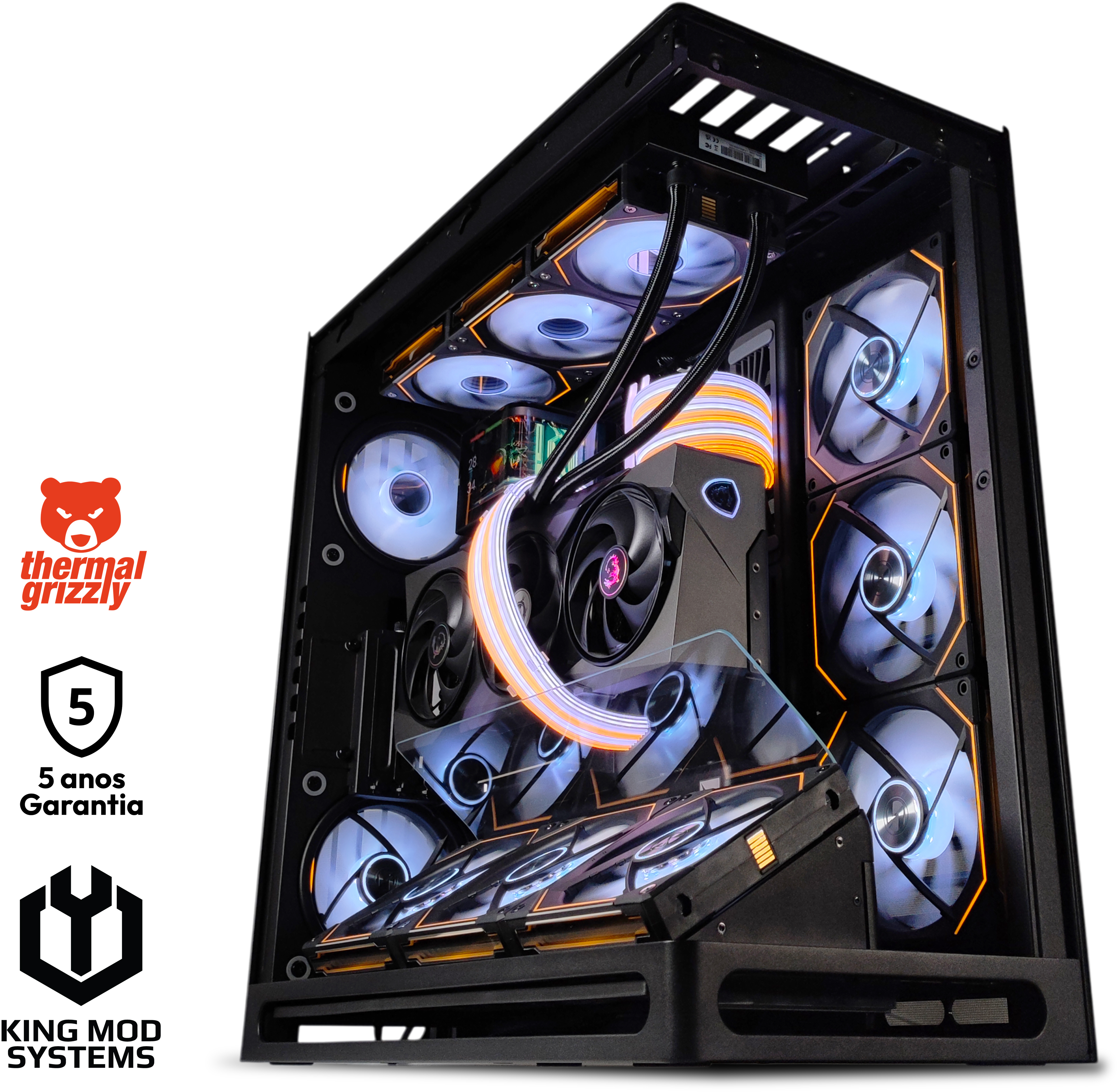 Picture of Picture of Computador King Mod Gamer-PC Ryzen 7 9800X3D 64GB DDR5 2TB RTX 5090 WiFi W11