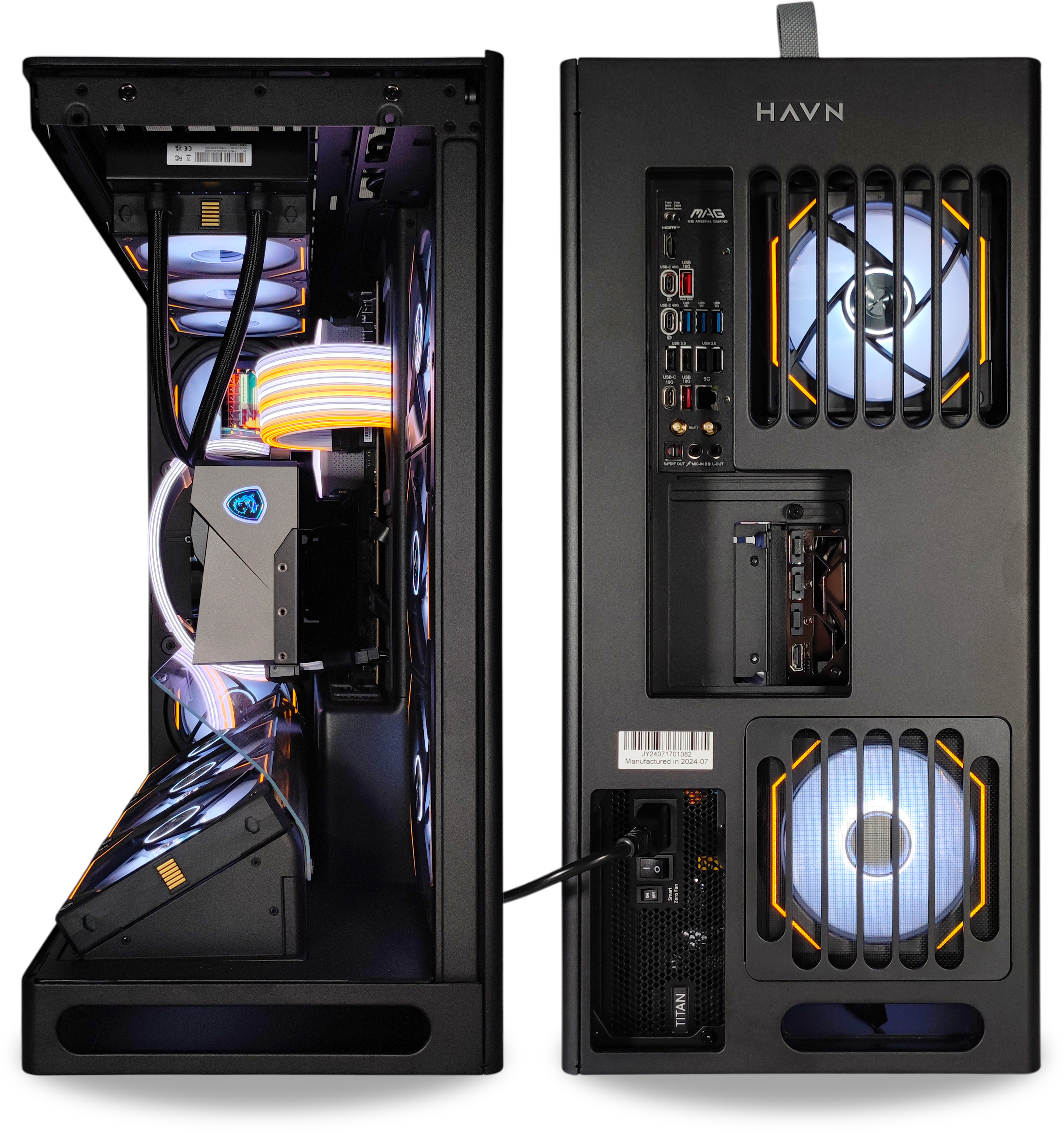 King Mod Systems - Computador King Mod Gamer-PC Ryzen 7 9800X3D 64GB DDR5 2TB RTX 5090 WiFi W11