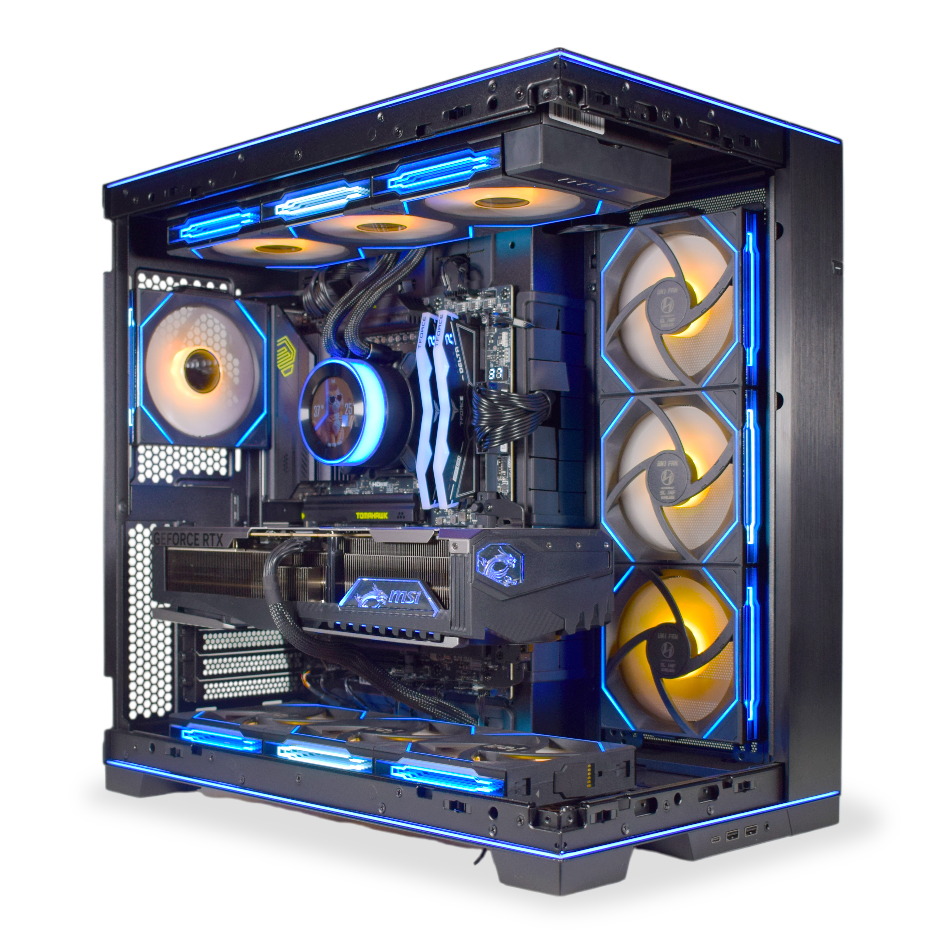 King Mod Systems - Computador King Mod Gamer-PC Ryzen 7 9800X3D 64GB DDR5 2TB RTX 5090 WiFi W11 V2