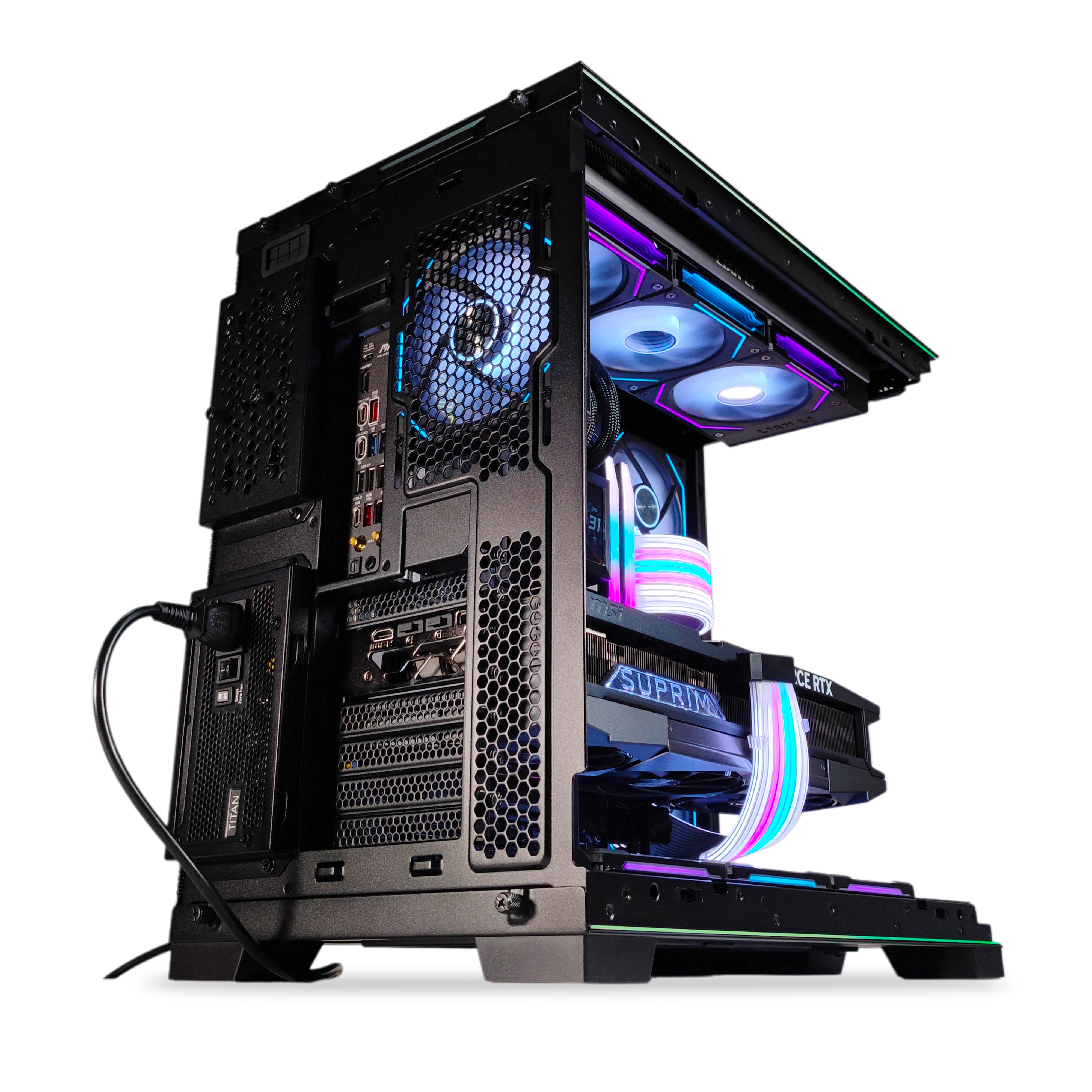 King Mod Systems - Computador King Mod Gamer-PC Ryzen 7 9800X3D 64GB DDR5 2TB RTX 5090 WiFi W11 V2