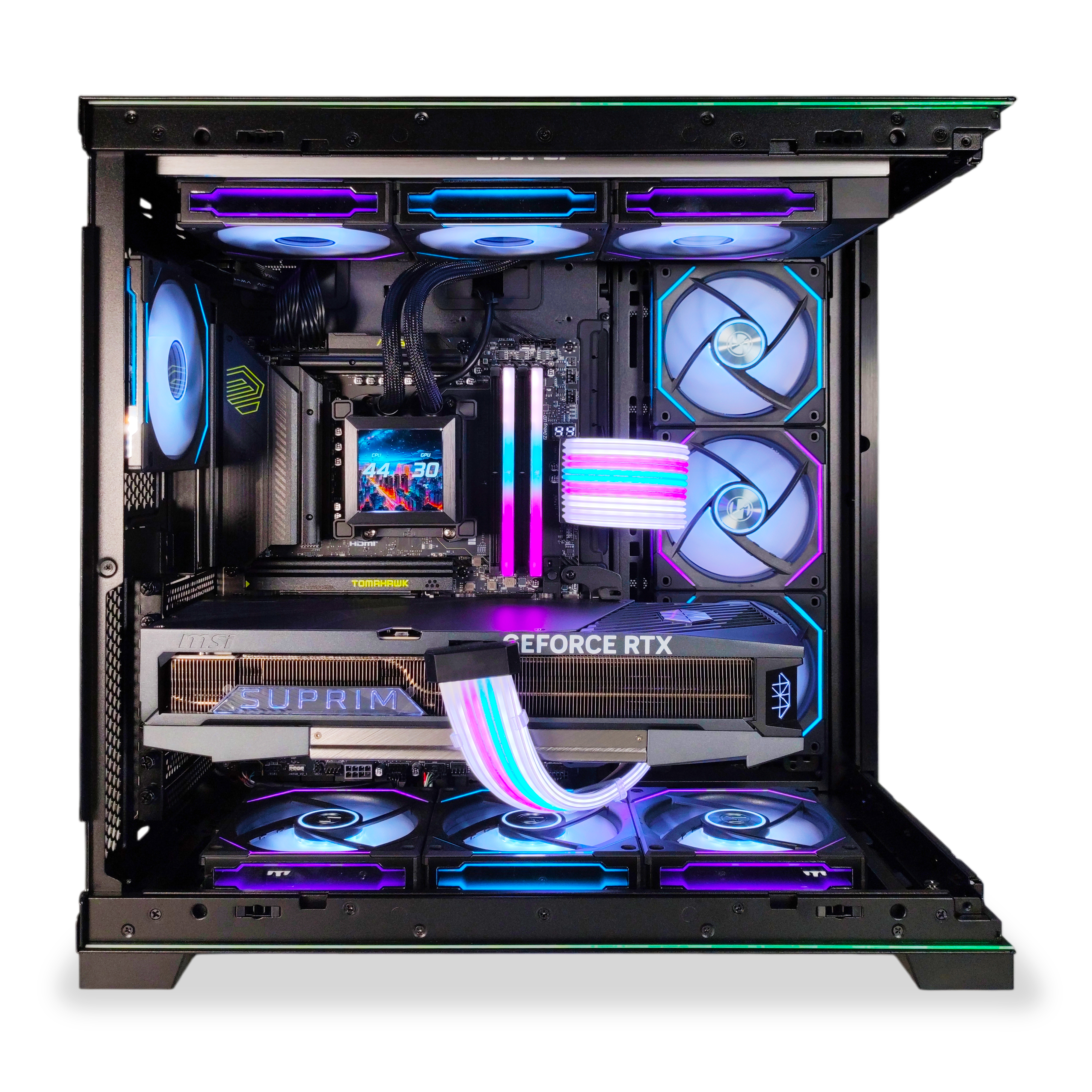 King Mod Systems - Computador King Mod Gamer-PC Ryzen 7 9800X3D 64GB DDR5 2TB RTX 5090 WiFi W11 V2