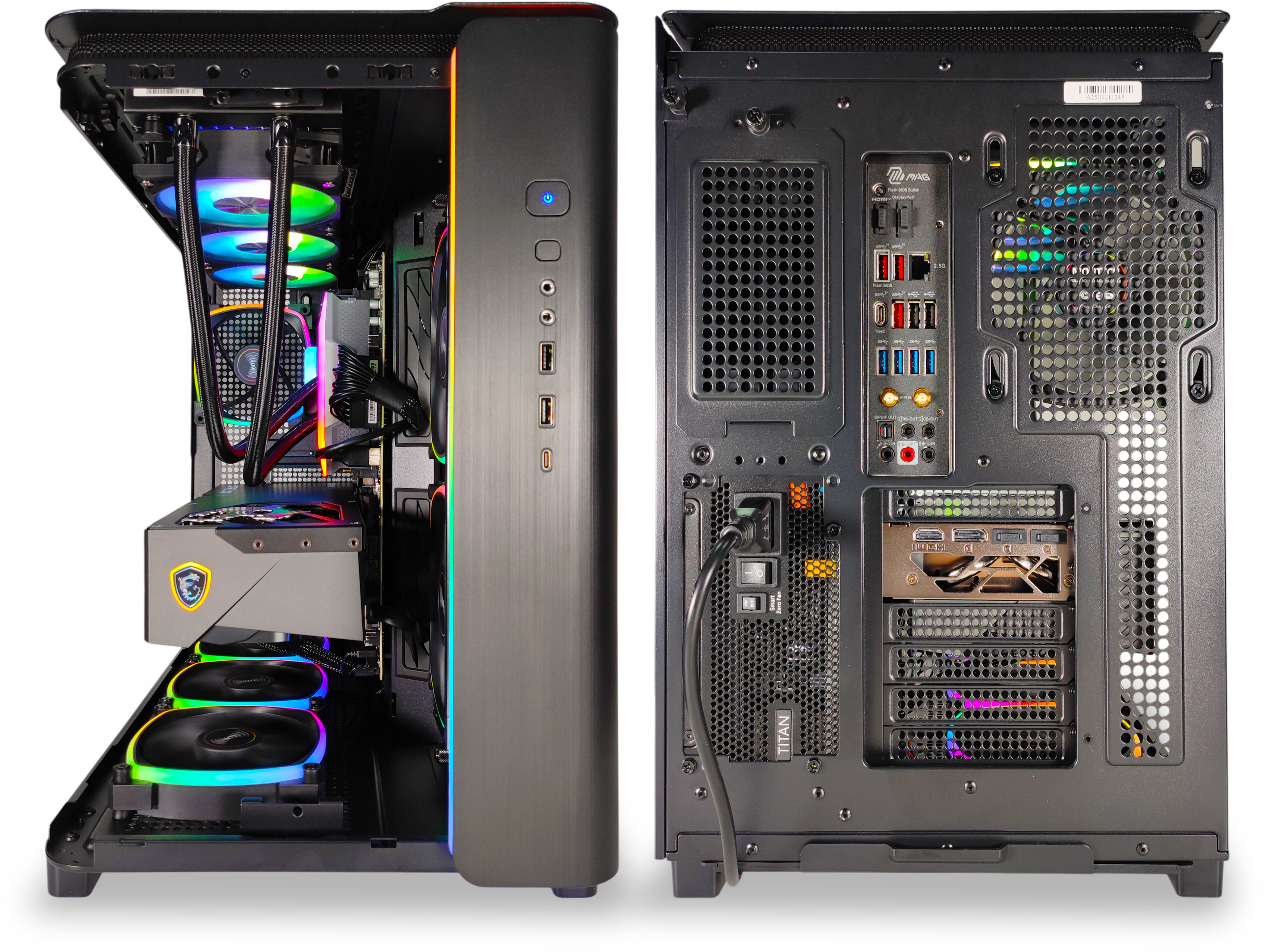King Mod Systems - Computador King Mod Gamer-PC Ryzen 7 9800X3D 64GB DDR5 2TB RTX 5090 WiFi W11 V3