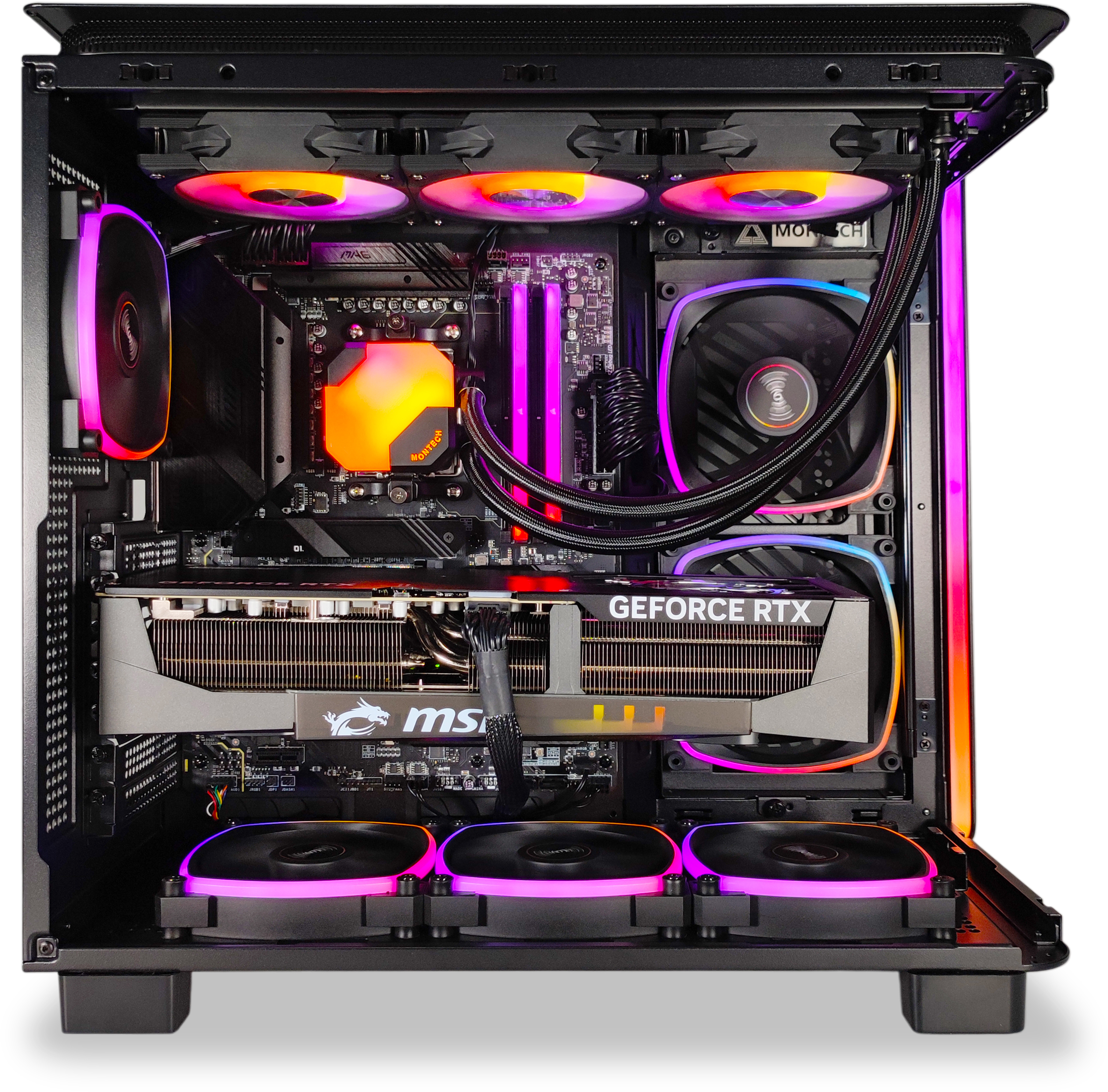 King Mod Systems - Computador King Mod Gamer-PC Ryzen 7 9800X3D 64GB DDR5 2TB RTX 5090 WiFi W11 V3