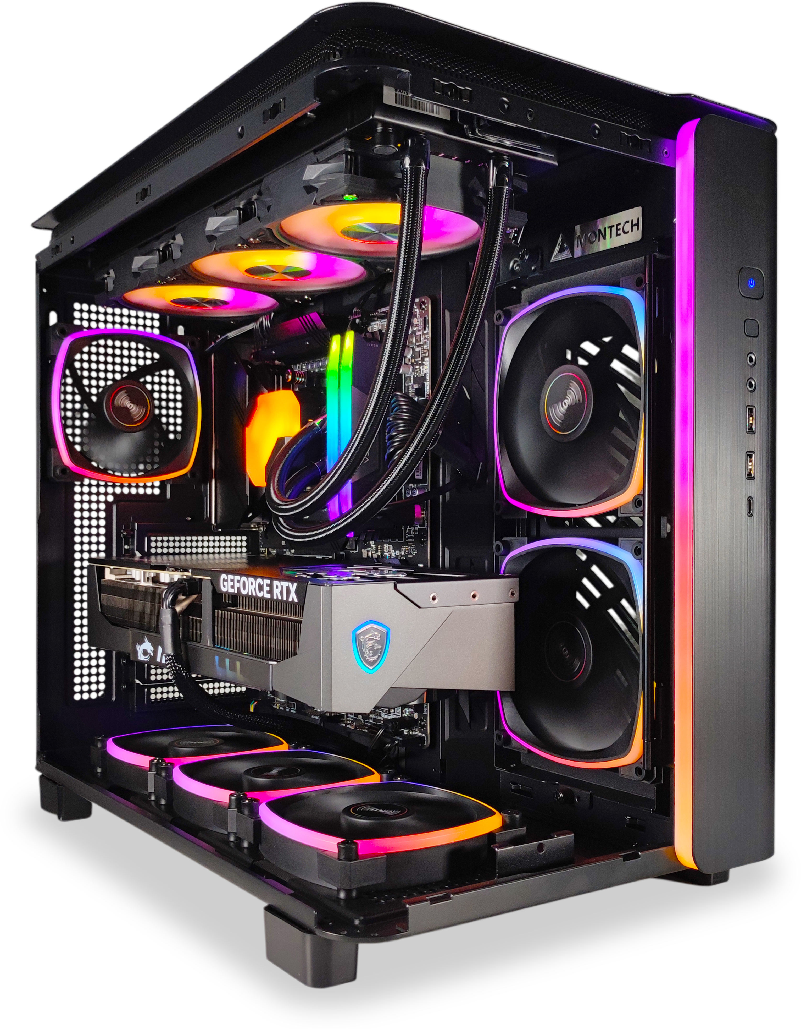 King Mod Systems - Computador King Mod Gamer-PC Ryzen 7 9800X3D 64GB DDR5 2TB RTX 5090 WiFi W11 V3