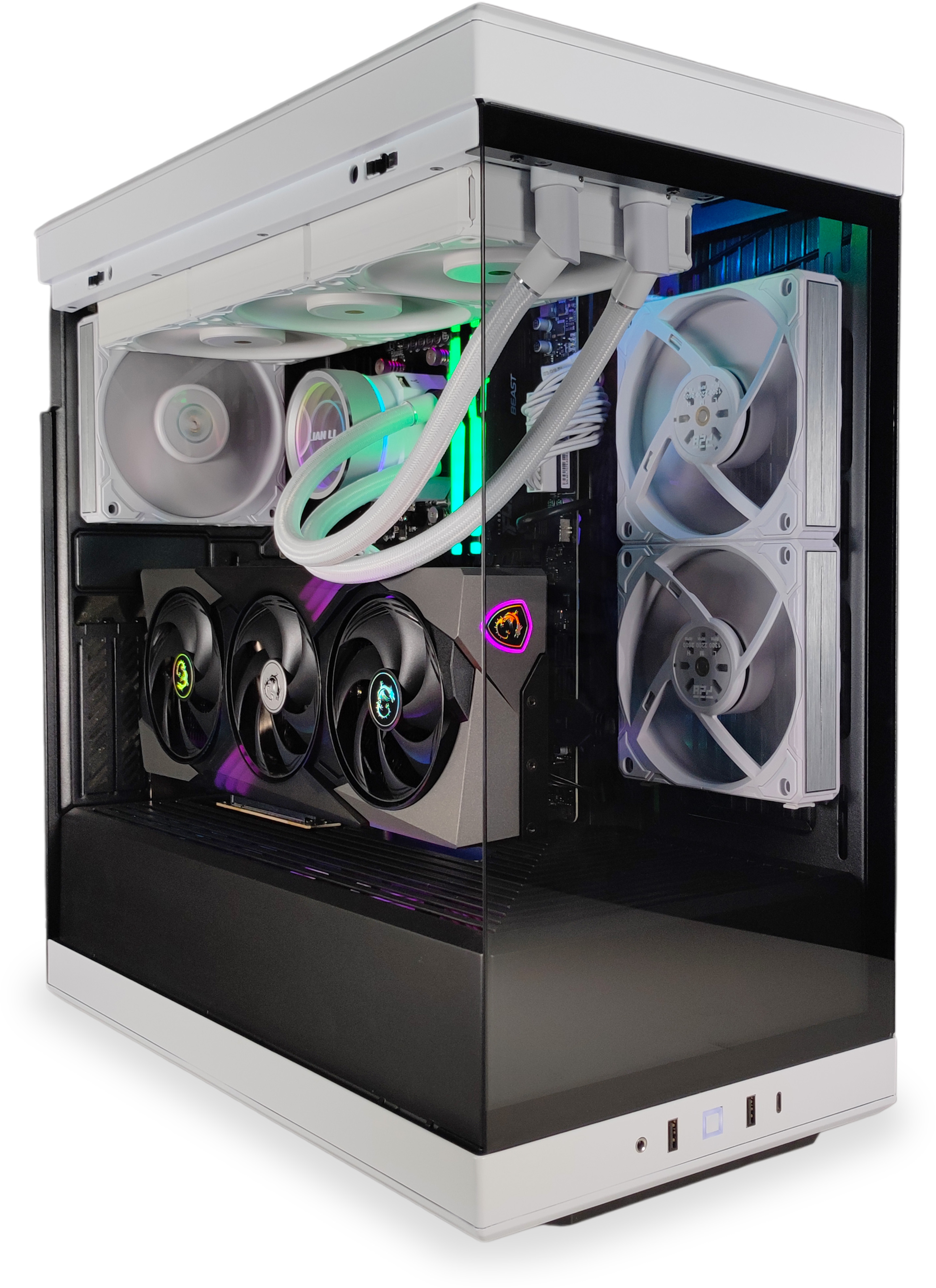 King Mod Systems - Computador King Mod Gamer-PC HYTE Ryzen 9 9900X 64GB DDR5 1TB RTX 5070 WiFi W11