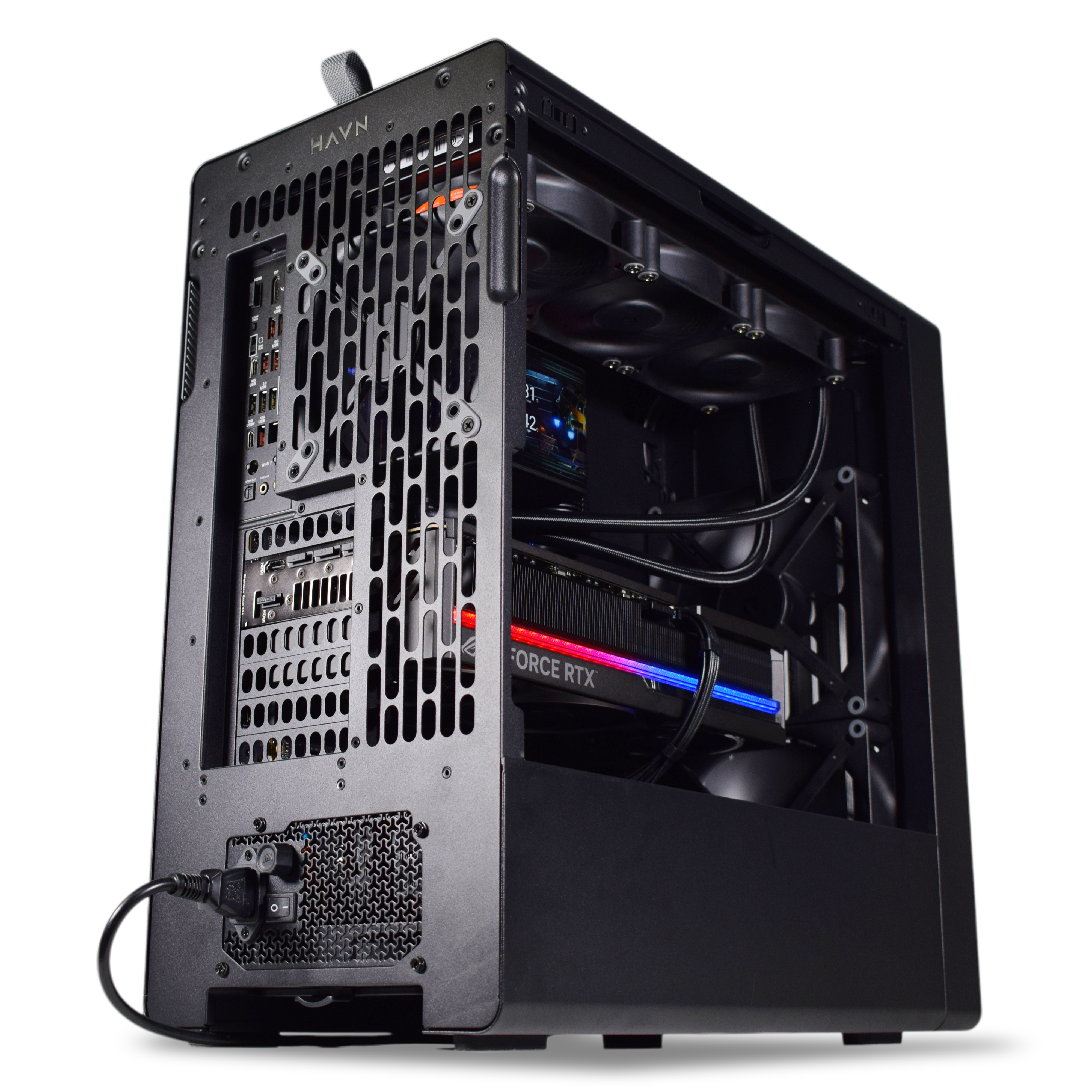 King Mod Systems - Computador King Mod Gamer-PC HAVN Ryzen 7 9800X3D 32GB DDR5 2TB RTX 5090 WiFi W11