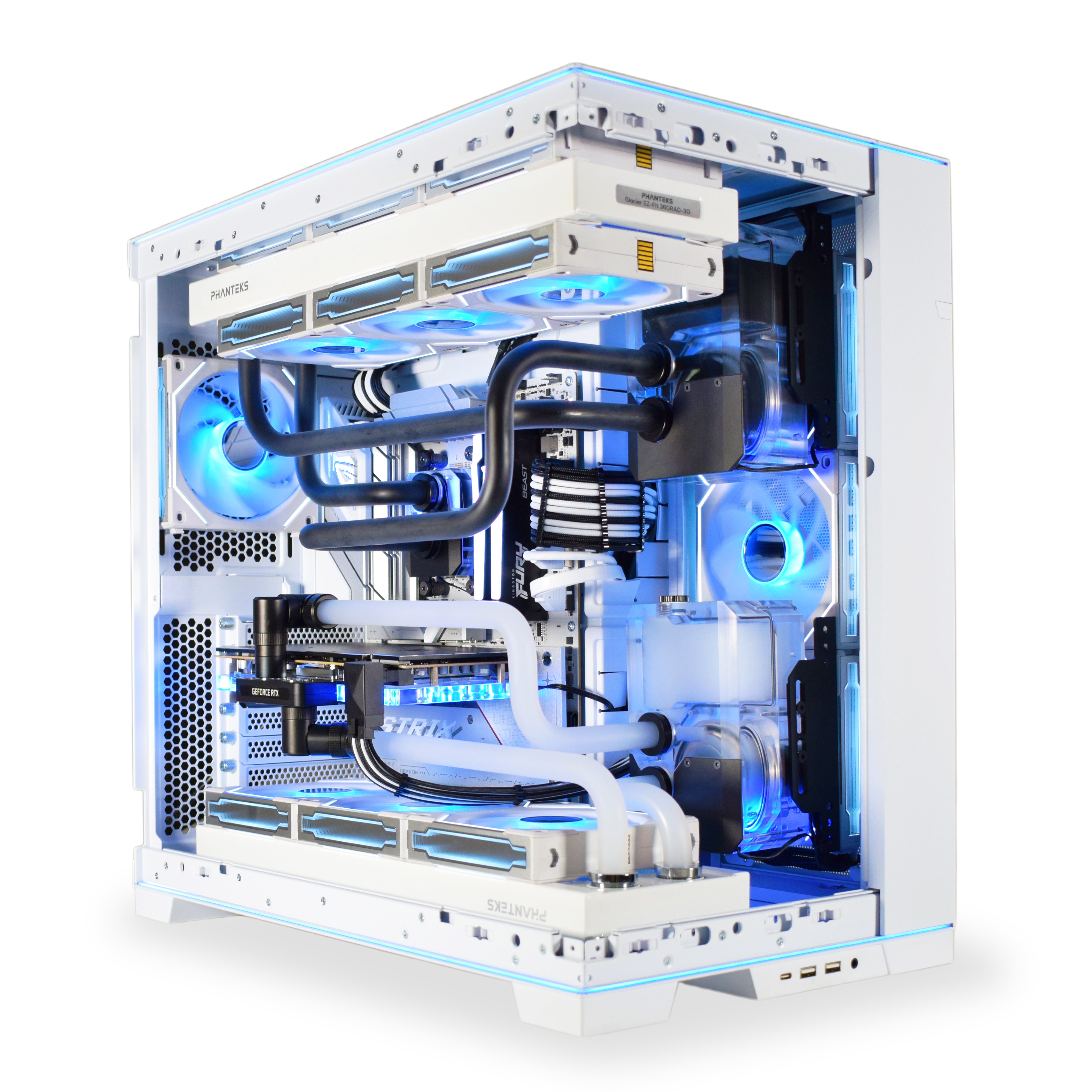 King Mod Systems - Computador King Mod Liquid-PC Ryzen 7 9800X3D 32GB DDR5 2TB RTX 5080 WiFi W11