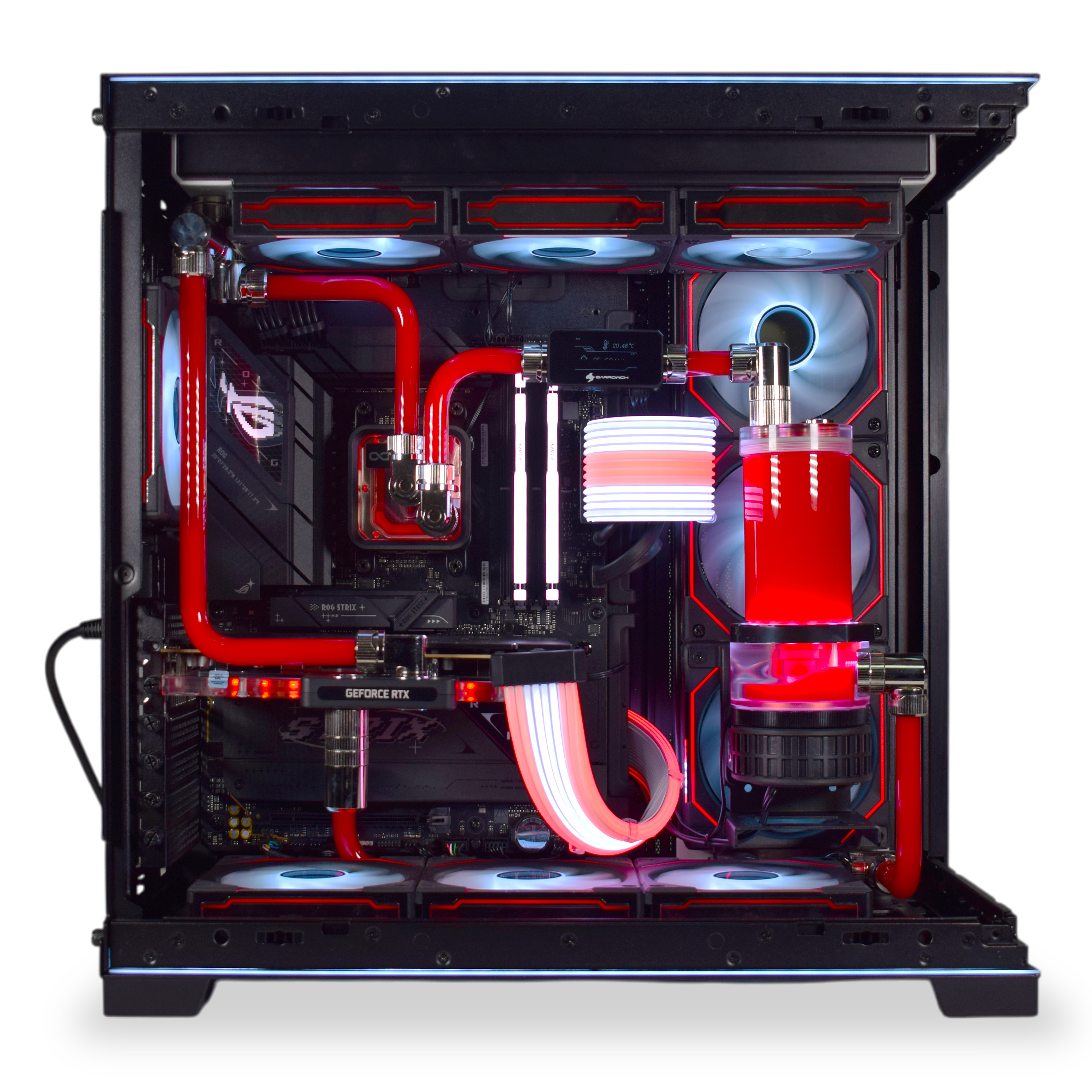 King Mod Systems - Computador King Mod Liquid-PC Ryzen 7 9800X3D 64GB DDR5 2TB RTX 5080 WiFi W11 V2