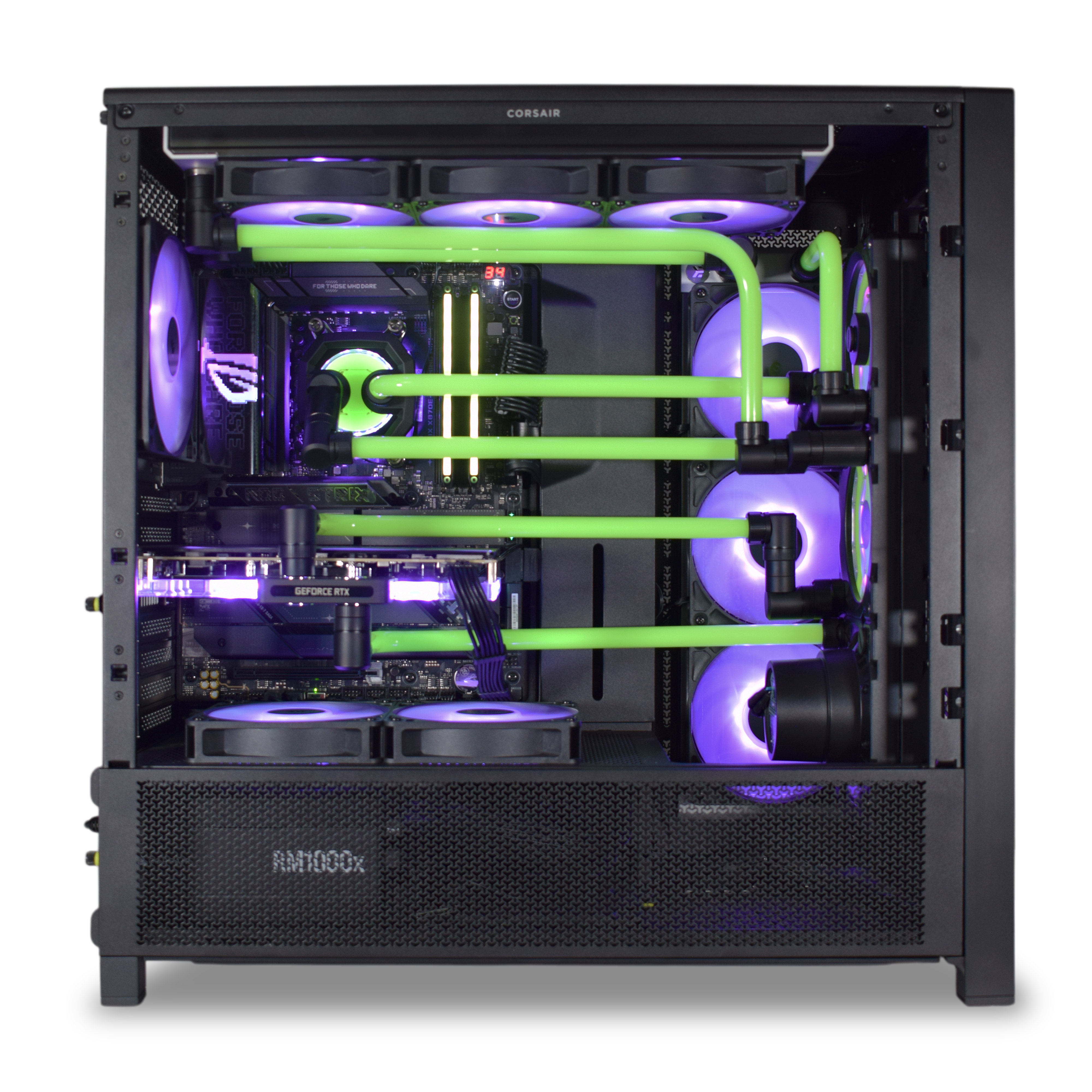 King Mod Systems - Computador King Mod Liquid-PC Ryzen 9 9950X3D 64GB DDR5 2TB RTX 5080 WiFi W11