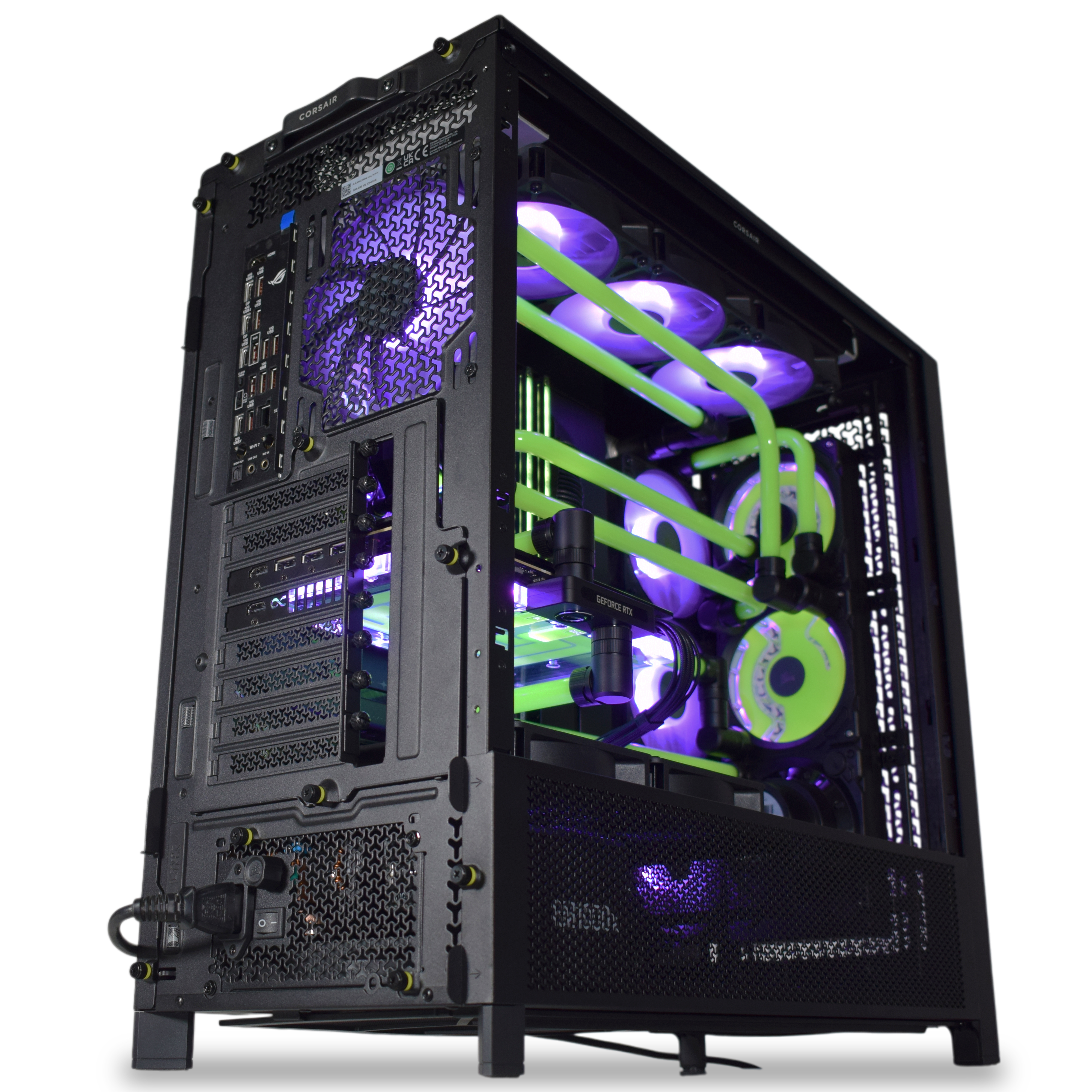 King Mod Systems - Computador King Mod Liquid-PC Ryzen 9 9950X3D 64GB DDR5 2TB RTX 5080 WiFi W11
