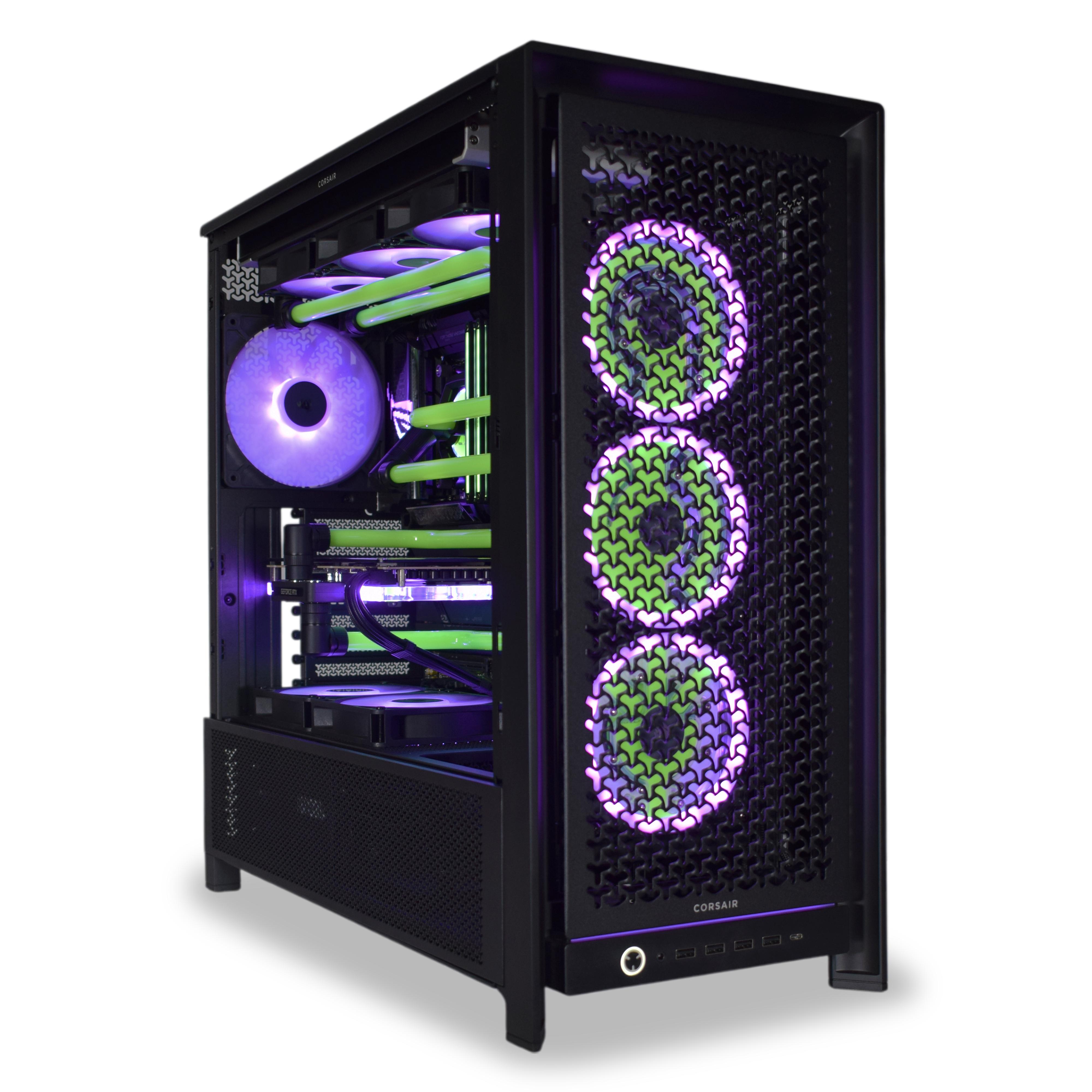 King Mod Systems - Computador King Mod Liquid-PC Ryzen 9 9950X3D 64GB DDR5 2TB RTX 5080 WiFi W11