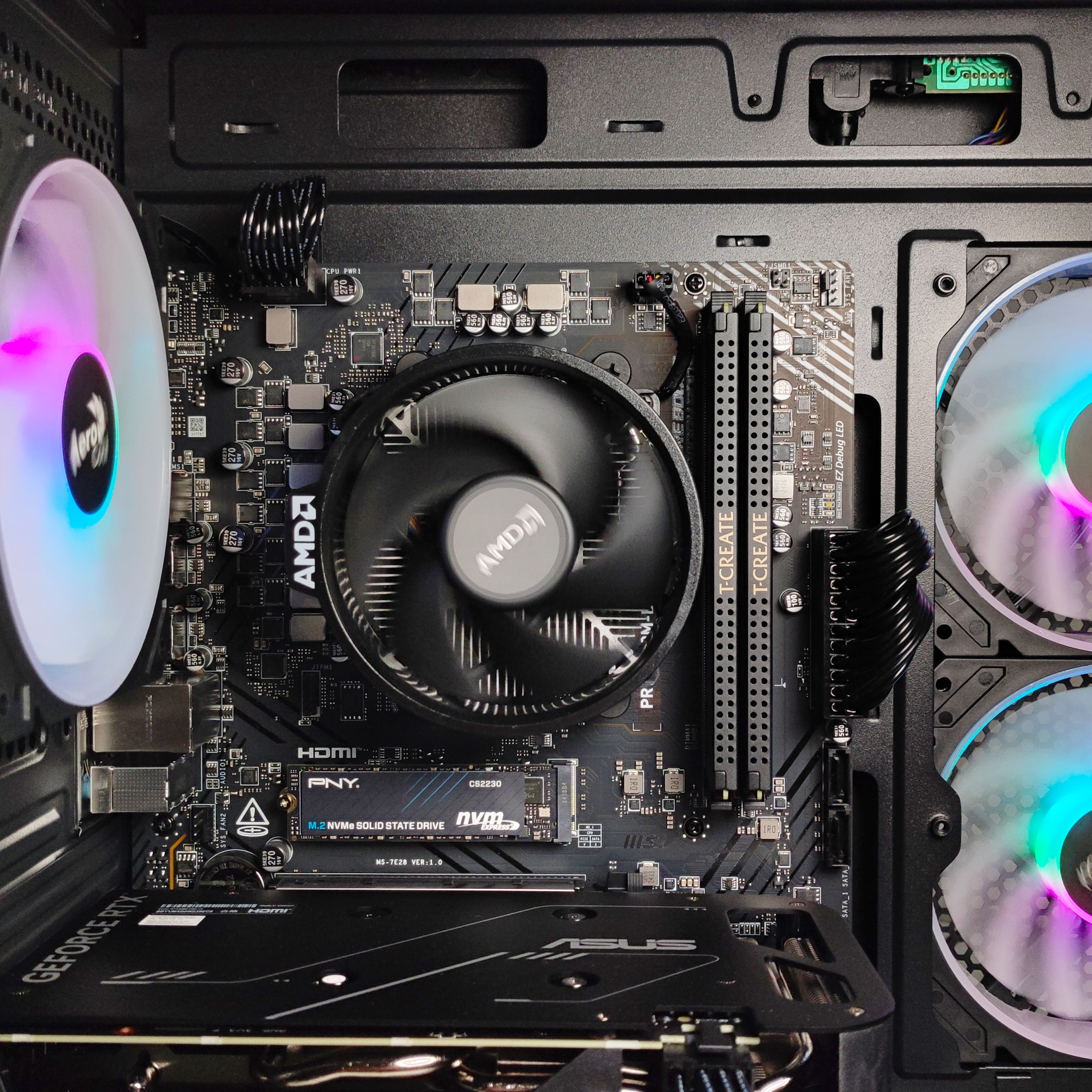 King Mod Systems - Computador King Mod Limited-PC Ryzen 5 7500F 32GB DDR5 1TB RTX 4060 WiFi W11