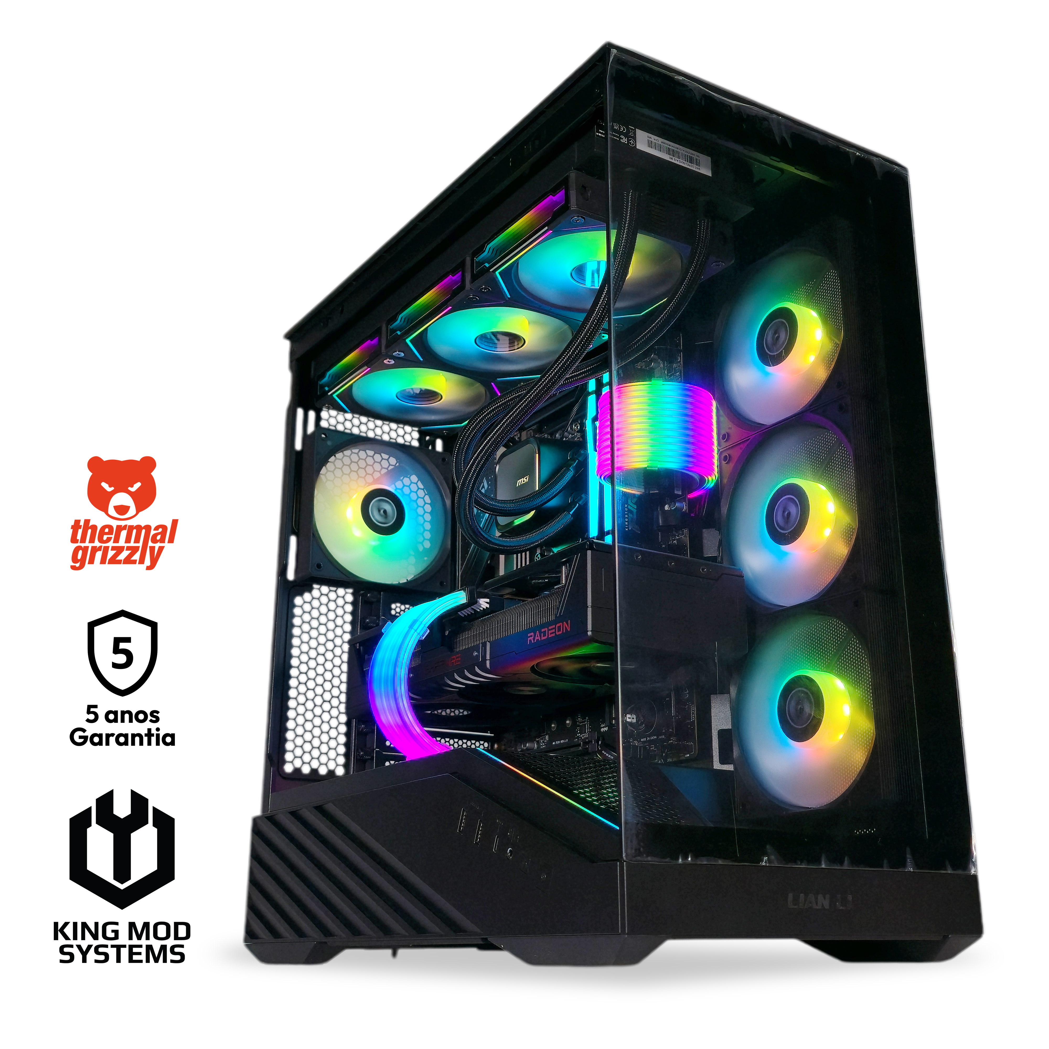 Picture of Picture of Computador King Mod Limited-PC Ryzen 7 9800X3D 64GB DDR5 2TB RX 9070 XT WiFi W11