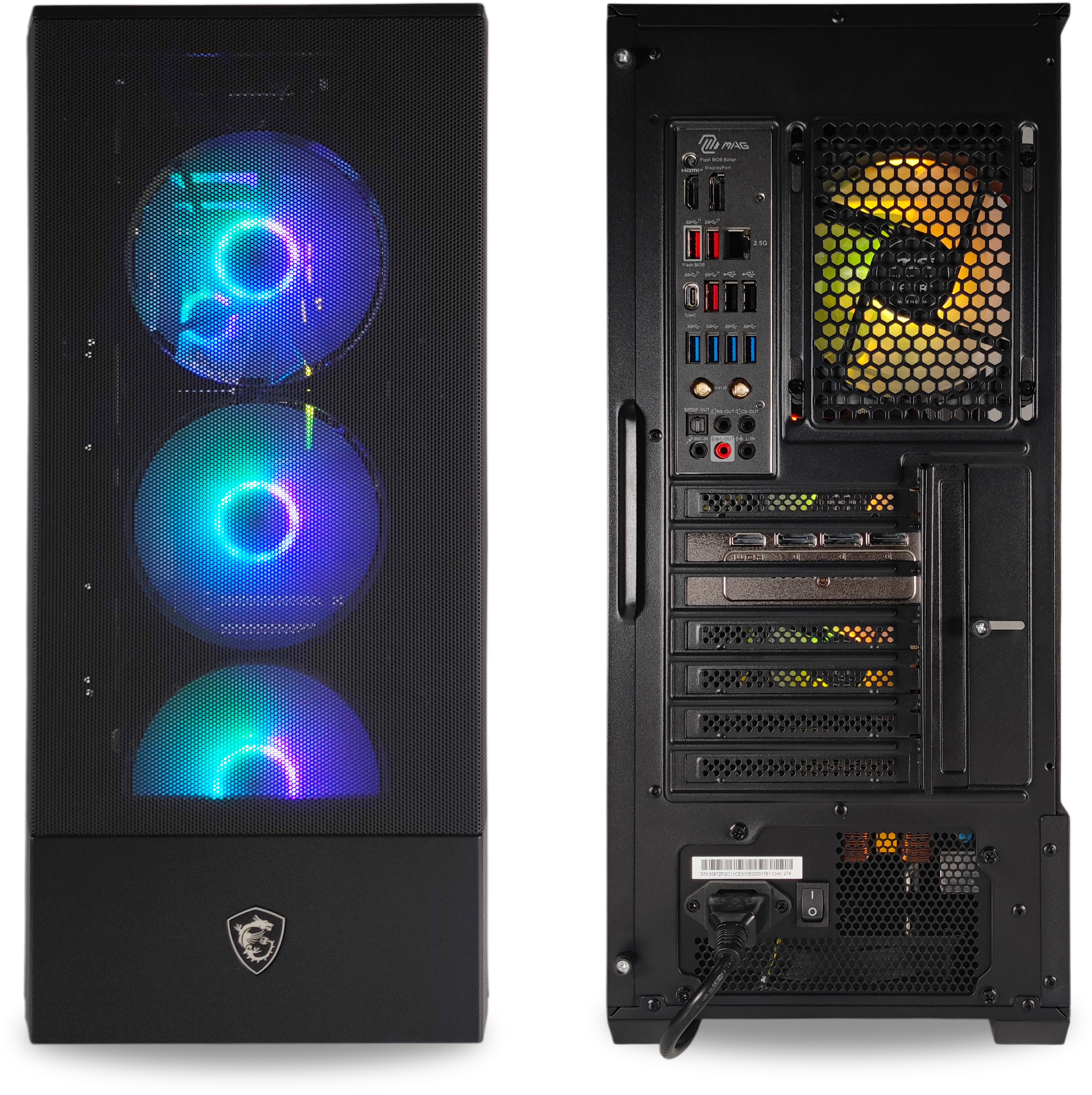 King Mod Systems - Computador King Mod Gamer-PC Powered by MSI Ryzen 7 7800X3D 32GB DDR5 1TB RTX 5070 WiFi W11