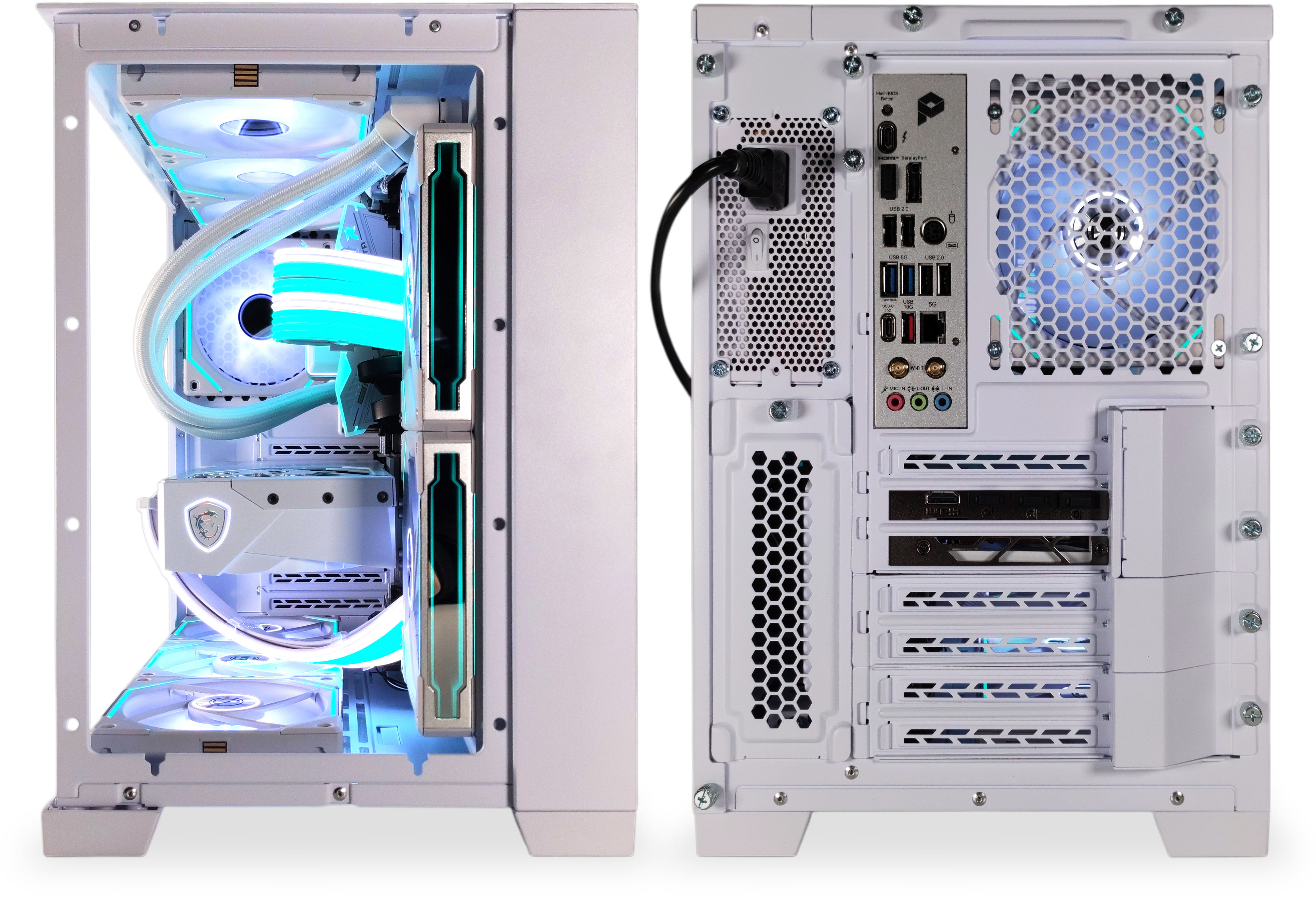 King Mod Systems - Computador King Mod Gamer-PC Powered by MSI Intel Ultra 7 265KF 48GB DDR5 2TB RTX 5080 WiFi W11