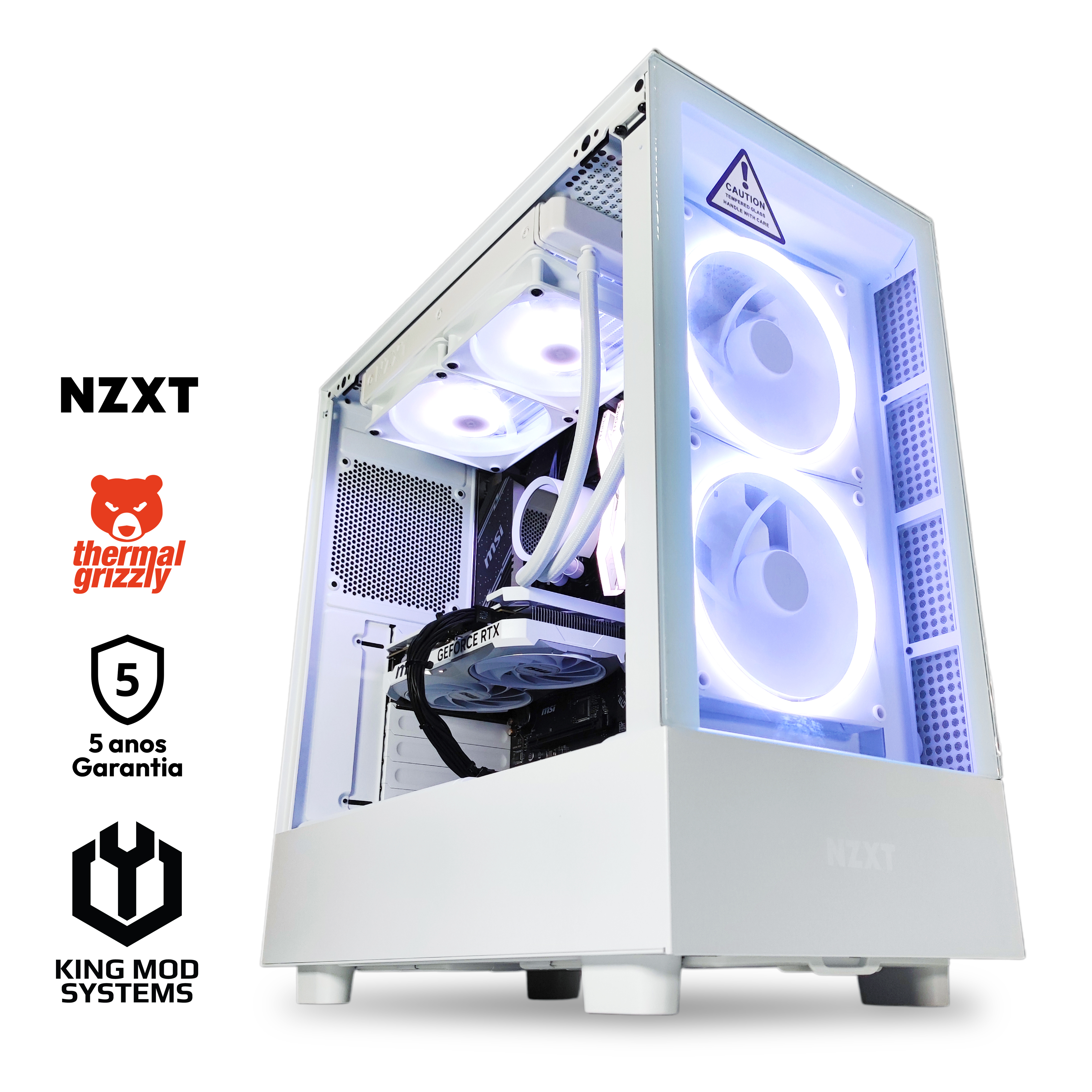 Picture of Picture of Computador King Mod Limited-PC NZXT Intel i5 14600KF 32GB DDR5 1TB RTX 4060 WiFi W11