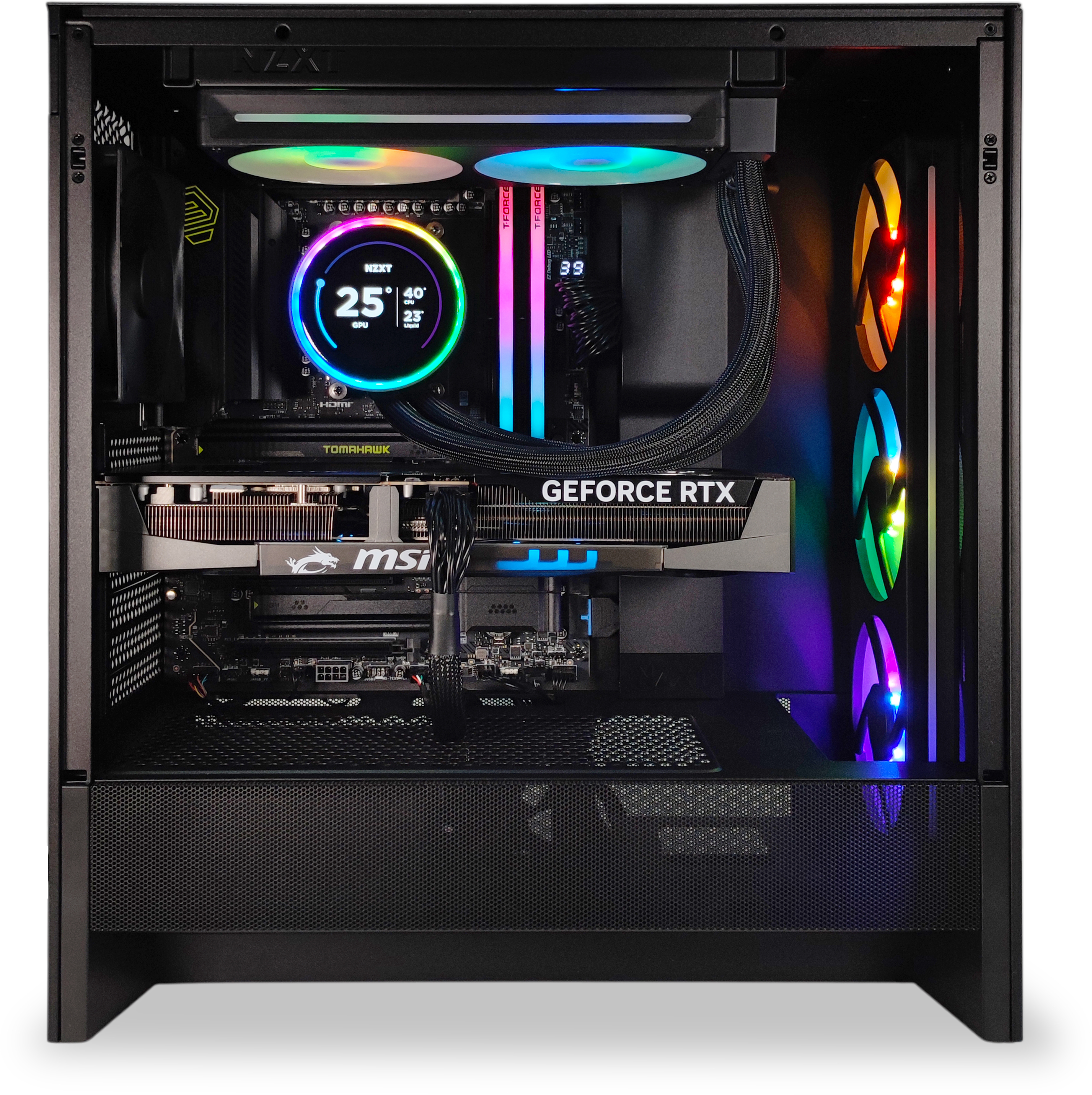 King Mod Systems - Computador King Mod Gamer-PC NZXT Ryzen 7 9800X3D 32GB DDR5 2TB RTX 5070 Ti WiFi W11