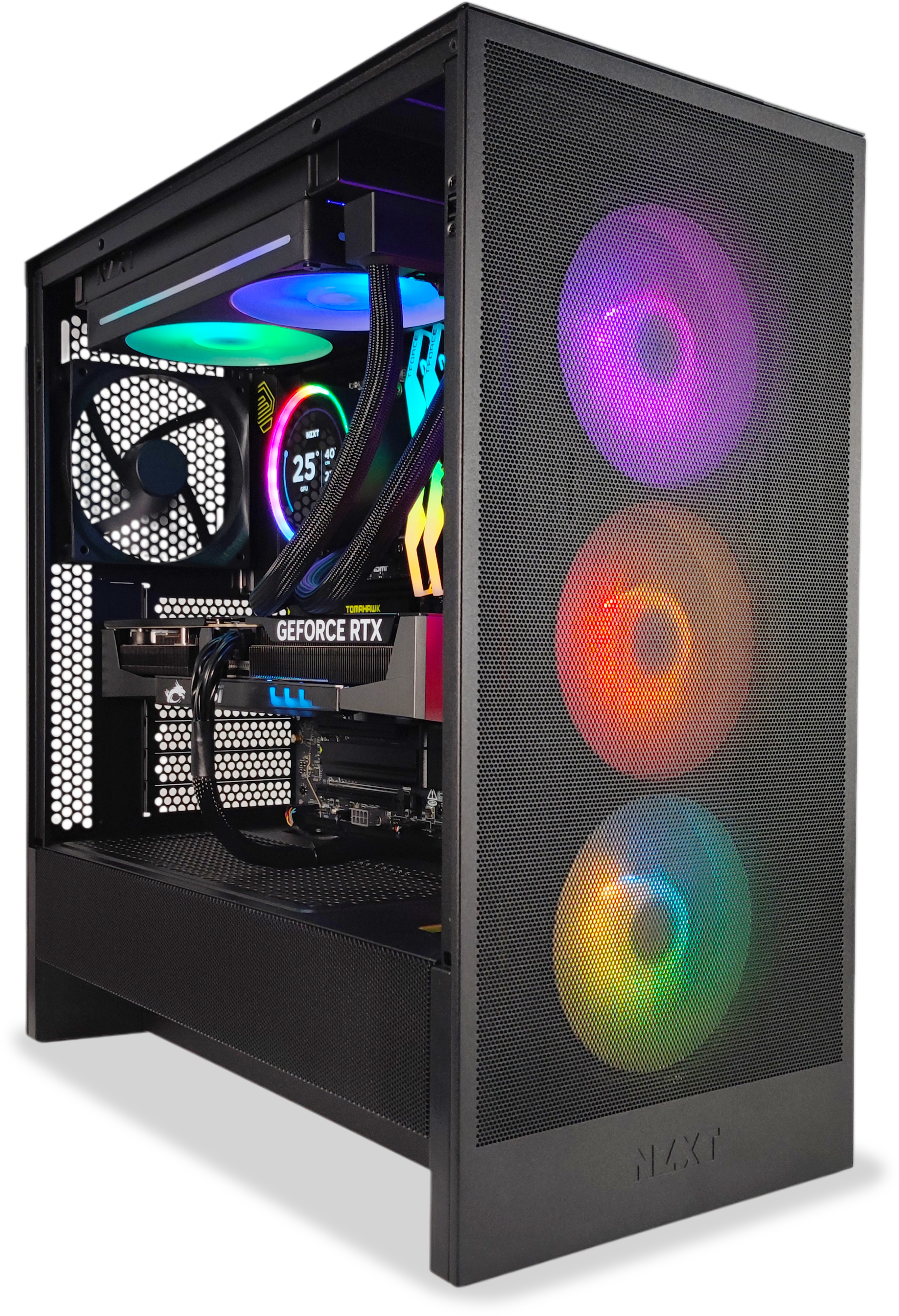 King Mod Systems - Computador King Mod Gamer-PC NZXT Ryzen 7 9800X3D 32GB DDR5 2TB RTX 5070 Ti WiFi W11