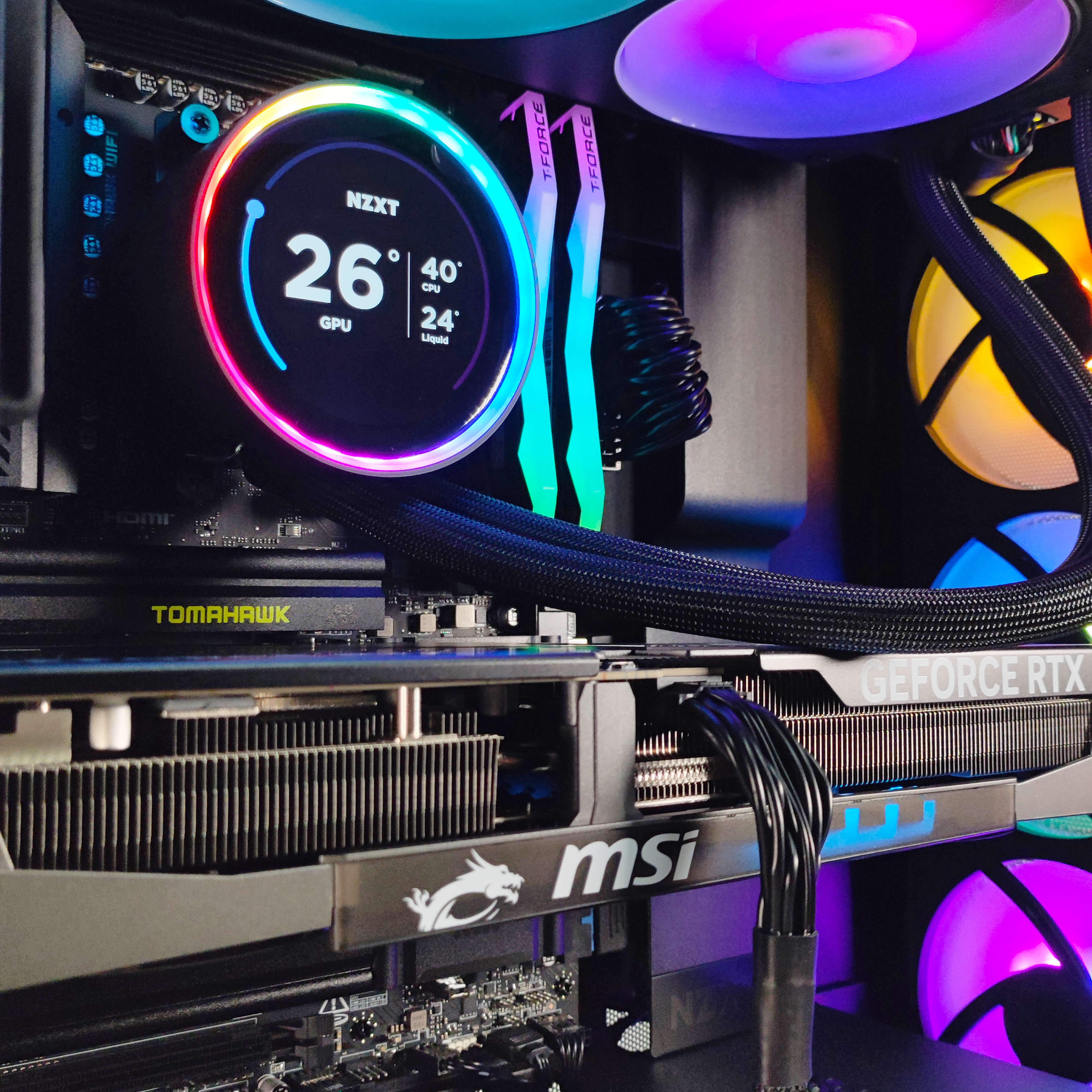 King Mod Systems - Computador King Mod Gamer-PC NZXT Ryzen 7 9800X3D 32GB DDR5 2TB RTX 5070 Ti WiFi W11