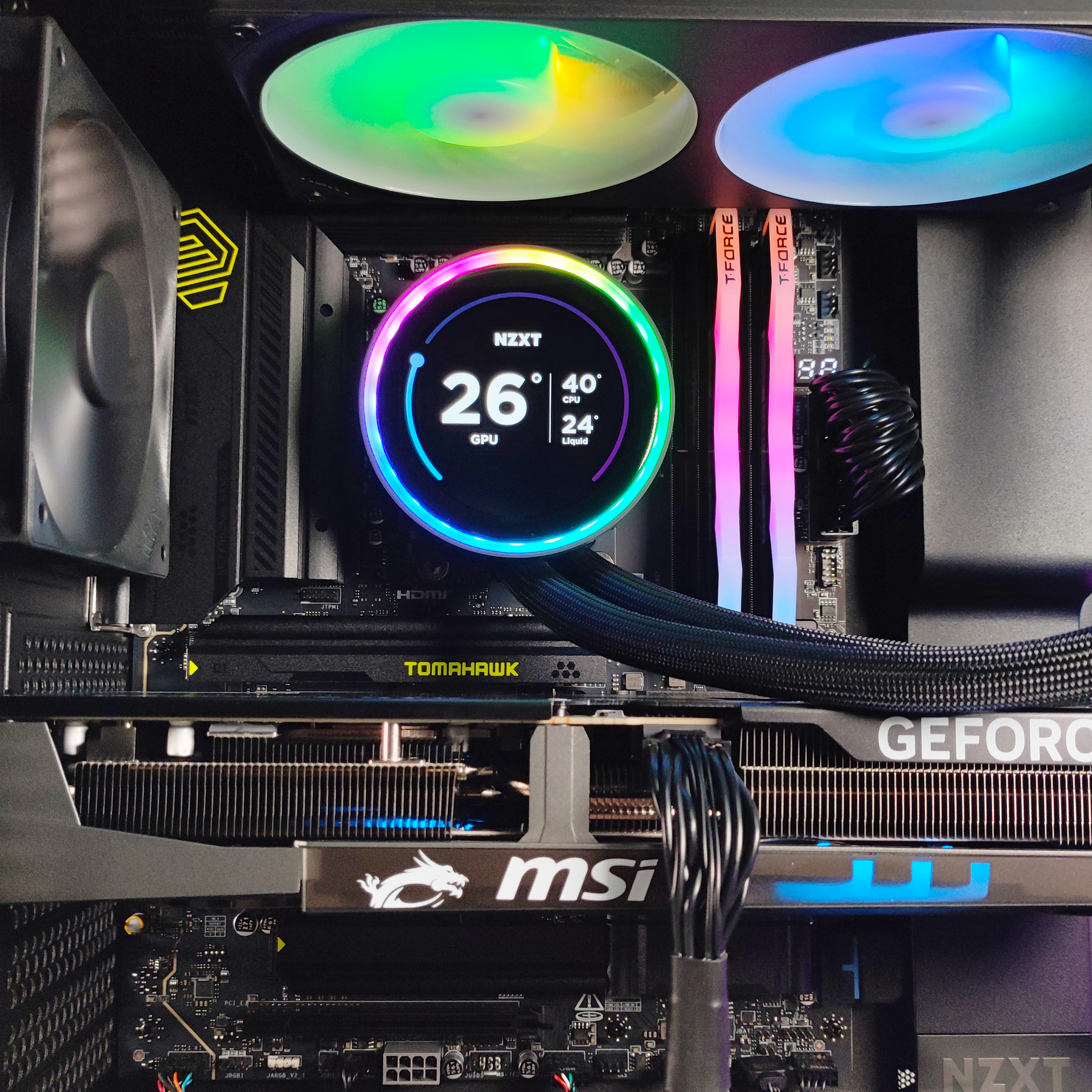 King Mod Systems - Computador King Mod Gamer-PC NZXT Ryzen 7 9800X3D 32GB DDR5 2TB RTX 5070 Ti WiFi W11