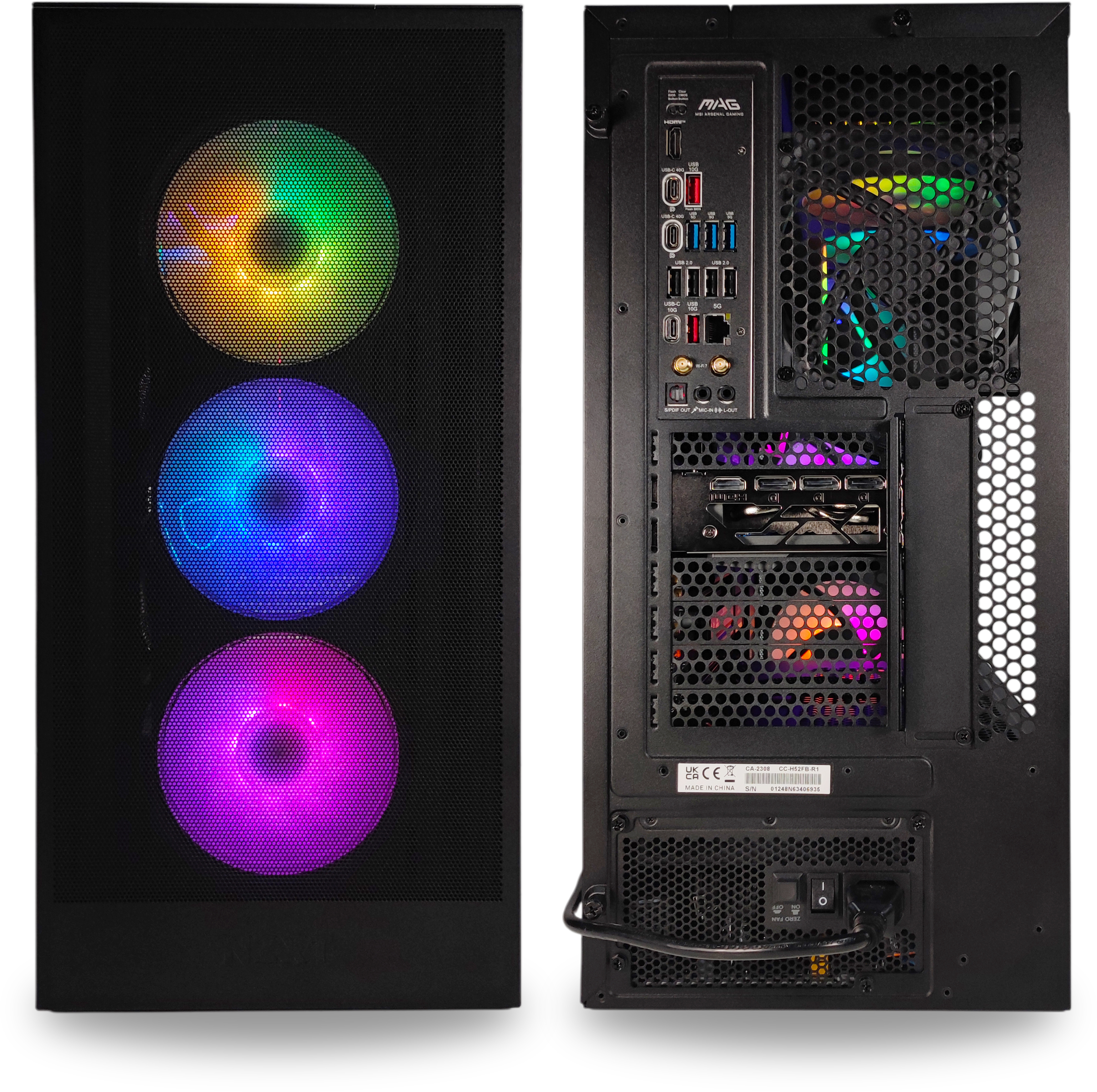 King Mod Systems - Computador King Mod Gamer-PC NZXT Ryzen 7 9800X3D 32GB DDR5 2TB RTX 5070 Ti WiFi W11