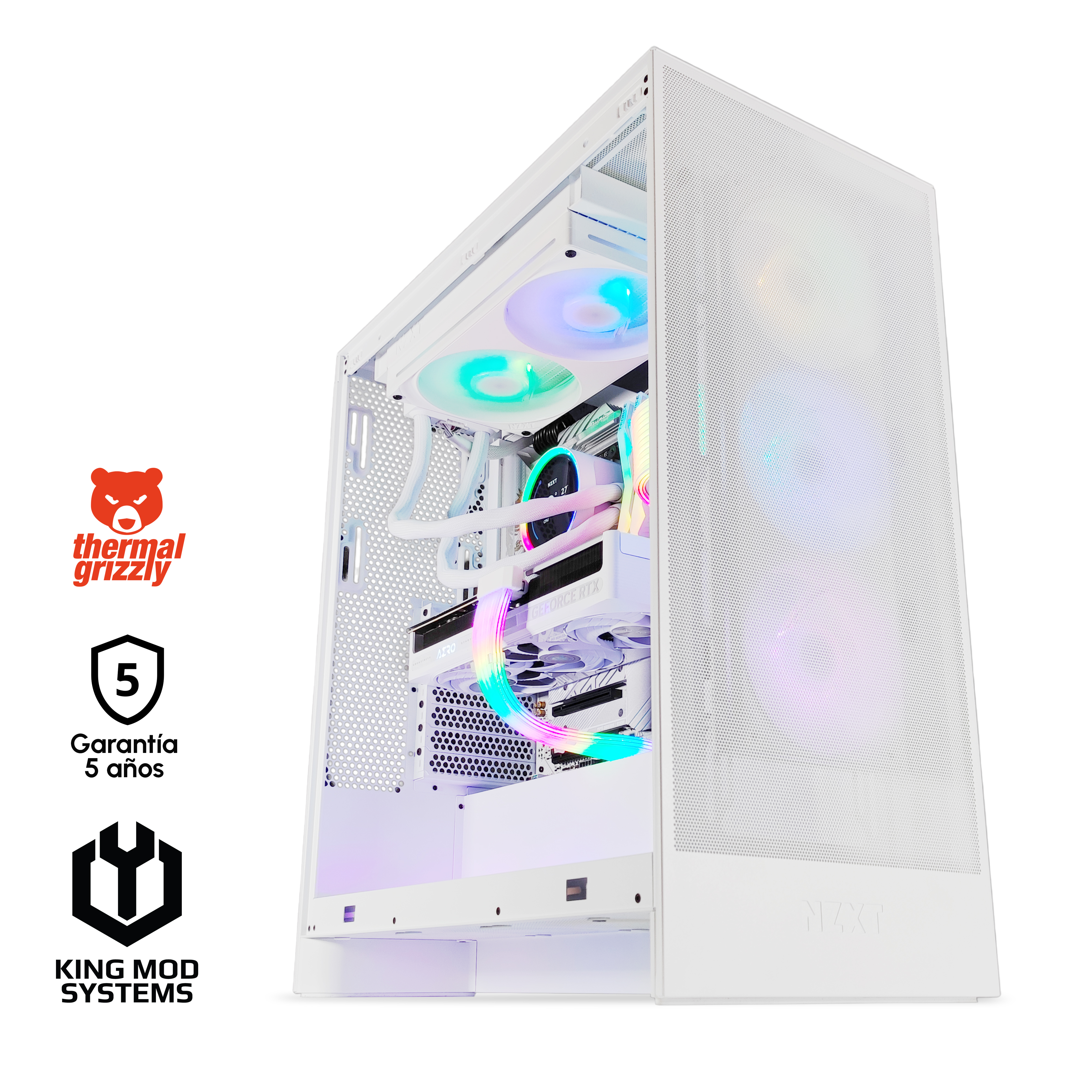 Picture of Picture of Computador King Mod Gamer-PC NZXT Ryzen 7 9800X3D 32GB DDR5 2TB RTX 5080 WiFi W11