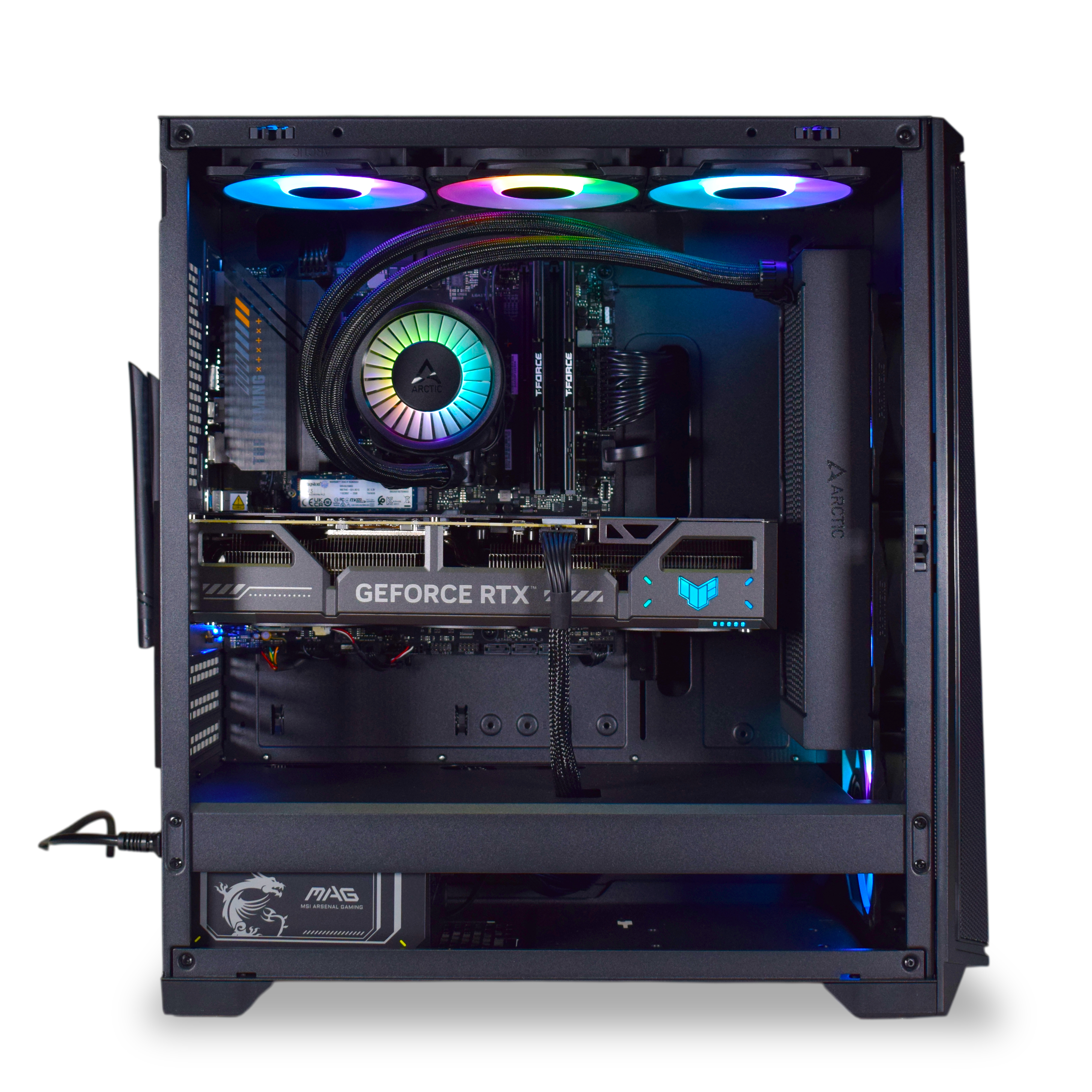 King Mod Systems - Computador King Mod Gamer-PC Powered by ASUS Ryzen 7 7800X3D 32GB DDR5 2TB RTX 5070 WiFi W11