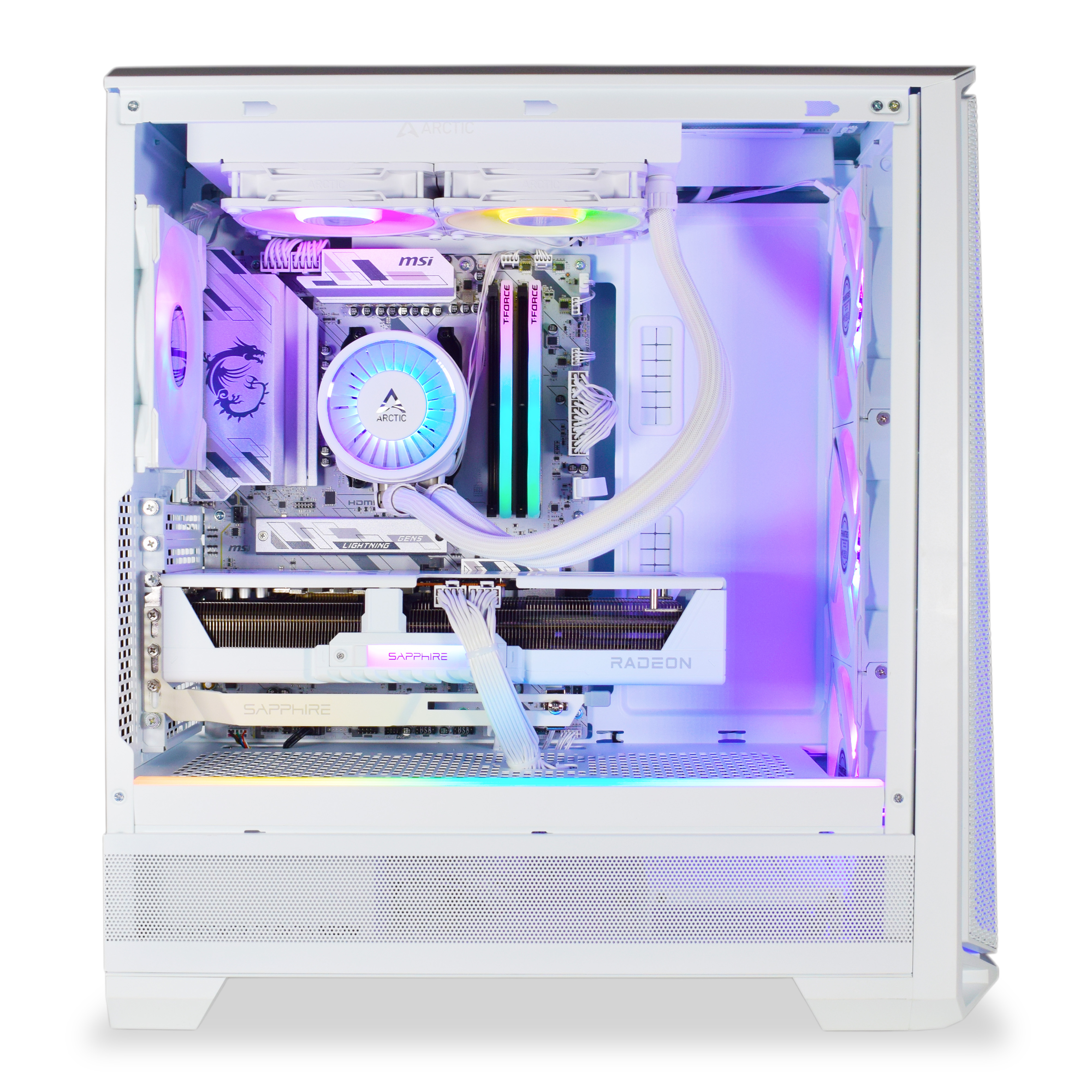 King Mod Systems - Computador King Mod Gamer-PC Ryzen 7 9800X3D 32GB DDR5 2TB RX 9070 XT WiFi W11 V2