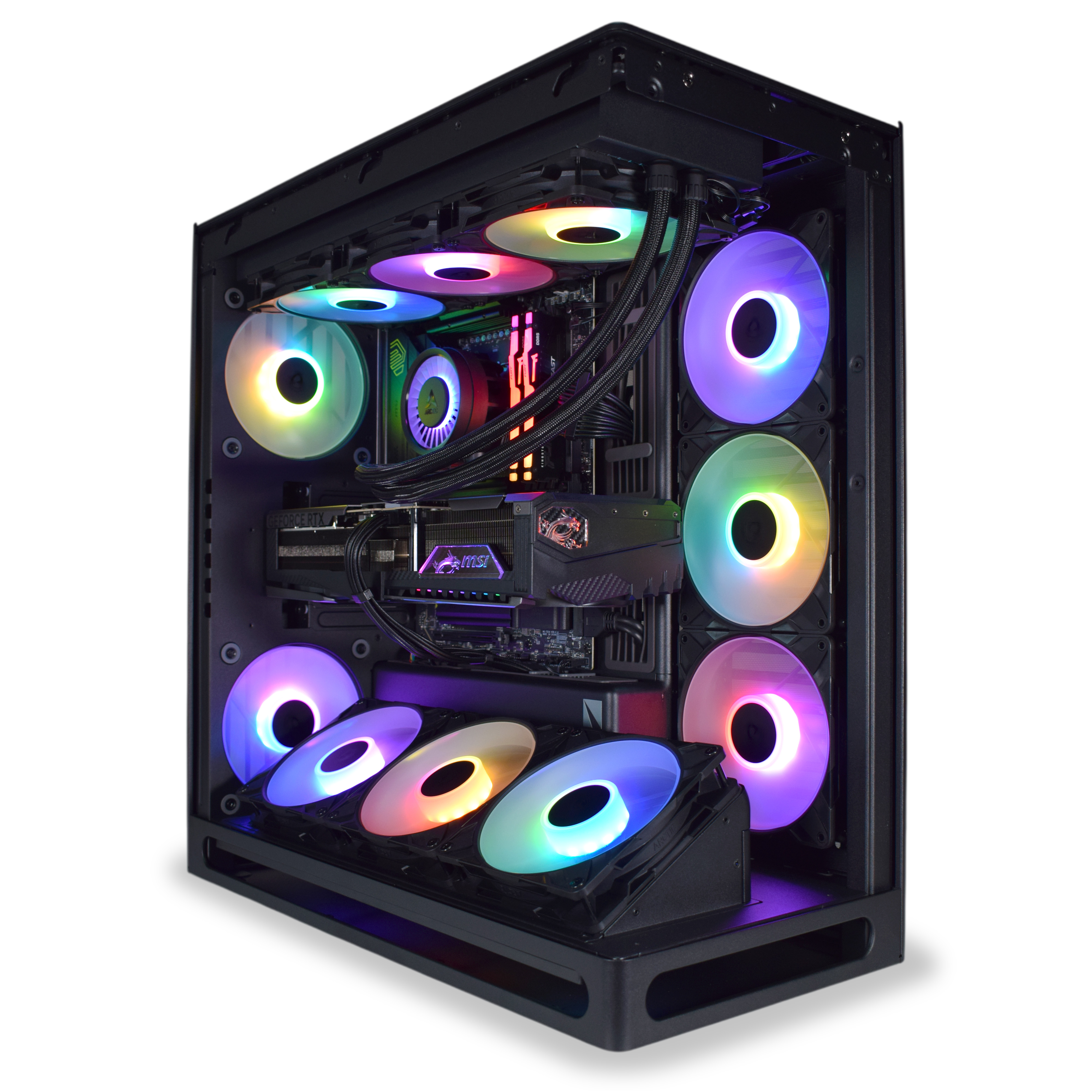 King Mod Systems - Computador King Mod Gamer-PC HAVN Ryzen 7 9850X3D 64GB DDR5 2TB RTX 5090 WiFi W11