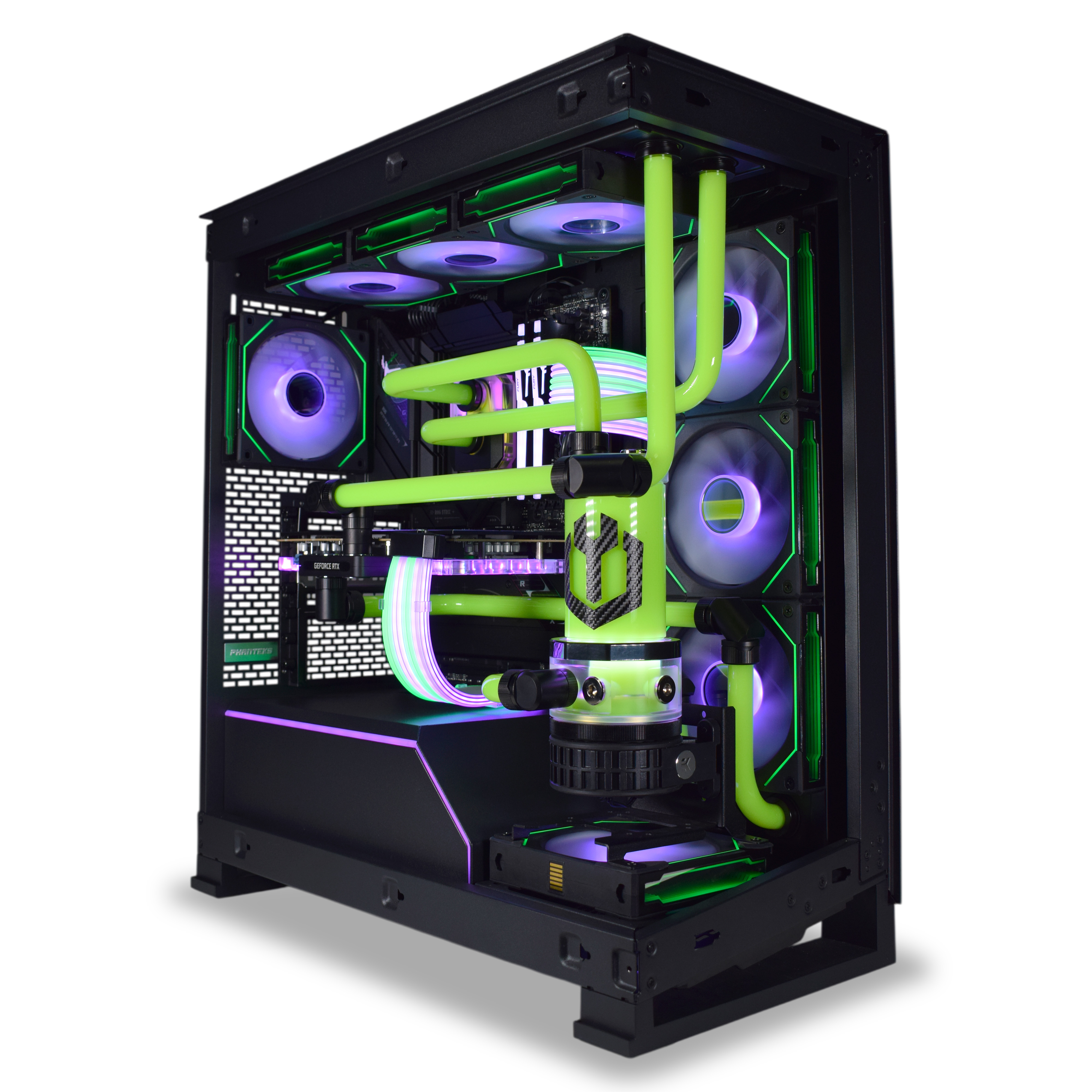 King Mod Systems - Computador King Mod Liquid-PC Ryzen 7 9850X3D 64GB DDR5 2TB RTX 5080 WiFi W11 V3