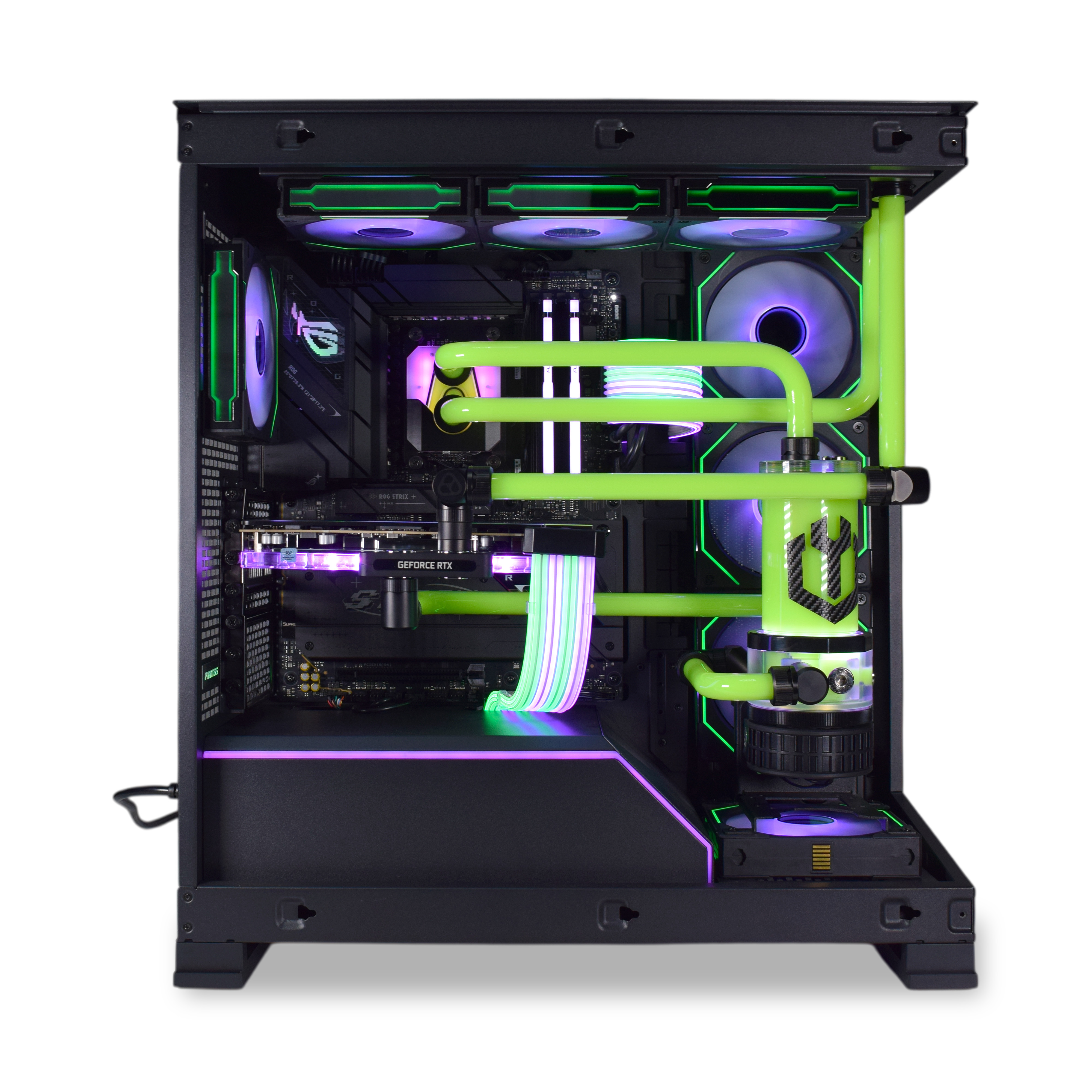 King Mod Systems - Computador King Mod Liquid-PC Ryzen 7 9850X3D 64GB DDR5 2TB RTX 5080 WiFi W11 V3