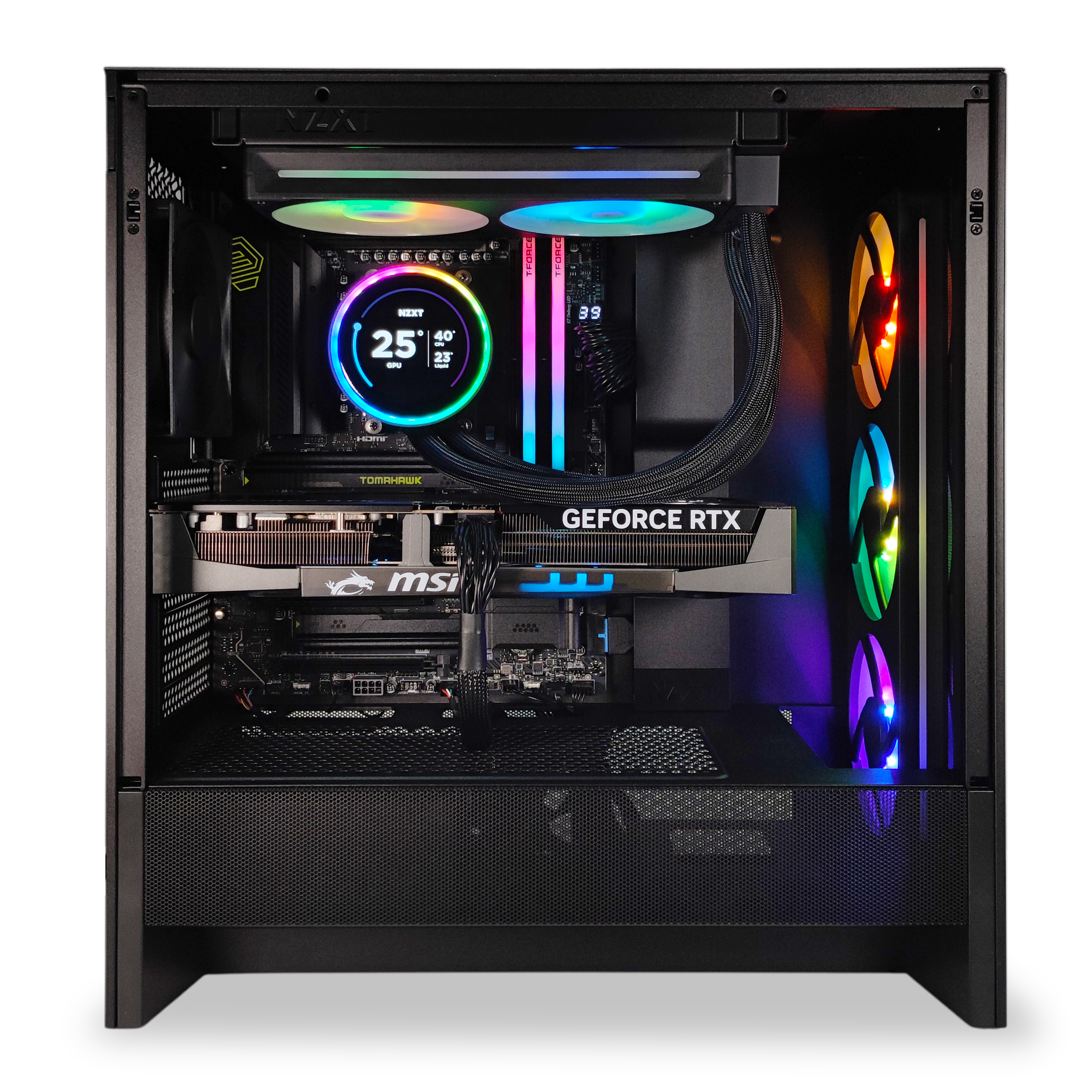King Mod Systems - Computador King Mod Gamer-PC NZXT Ryzen 7 9800X3D 32GB DDR5 2TB RTX 5080 WiFi W11 V3