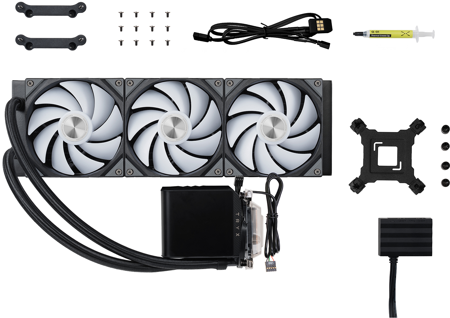 TRYX - Water Cooler CPU TRYX Panorama Upgraded 360 ARGB Preto