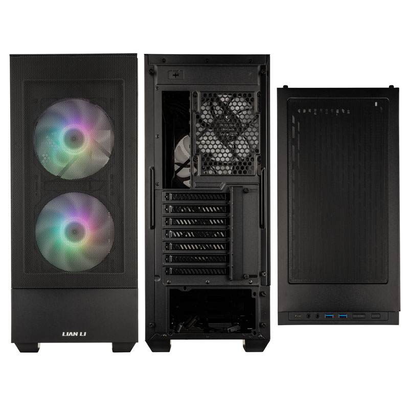 Lian Li - Caixa ATX Lian Li Lancool 205 Mesh-C Preta Vidro Temperado