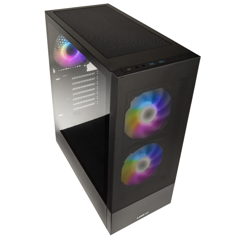 Lian Li - Caixa ATX Lian Li Lancool 205 Mesh-C Preta Vidro Temperado