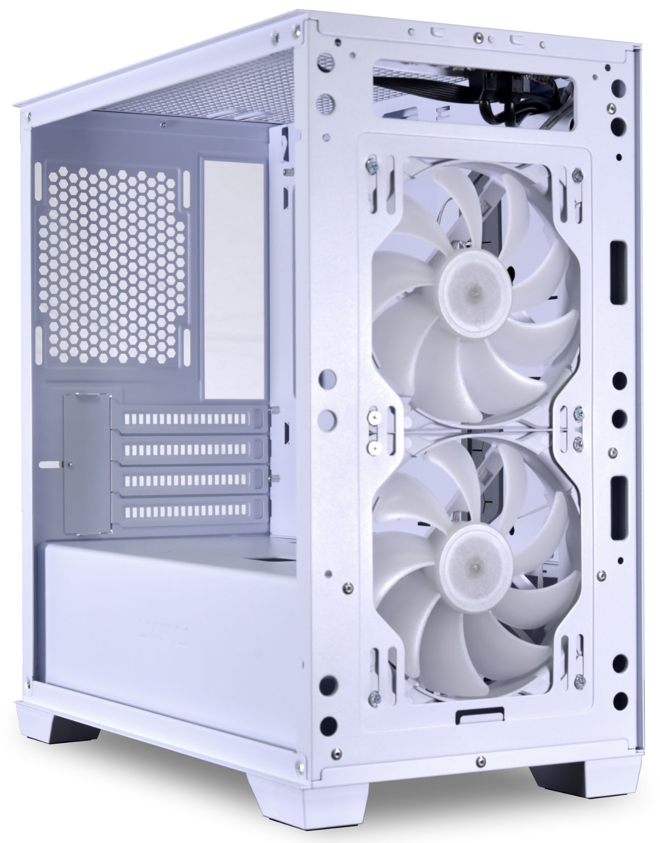 Lian Li - Caixa Micro-ATX Lian Li Lancool 205M Mesh Snow Vidro Temperado