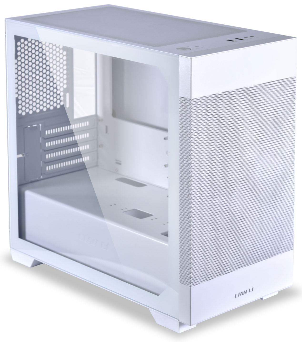 Lian Li - Caixa Micro-ATX Lian Li Lancool 205M Mesh Snow Vidro Temperado