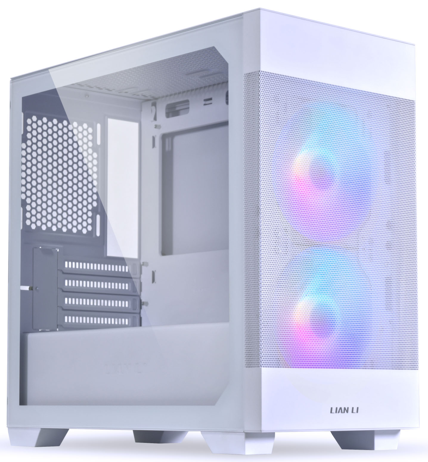 Lian Li - Caixa Micro-ATX Lian Li Lancool 205M Mesh Snow Vidro Temperado