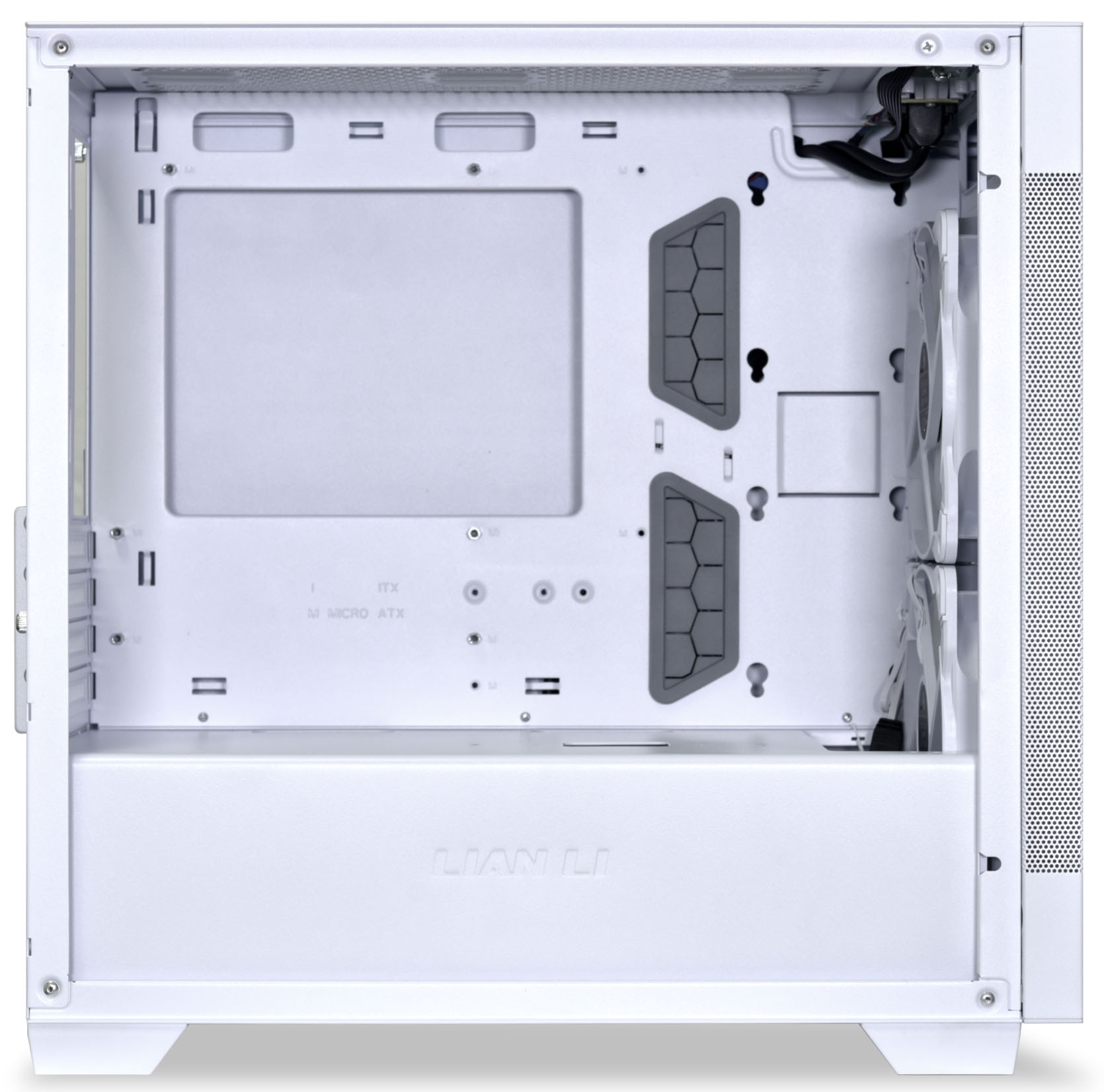 Lian Li - Caixa Micro-ATX Lian Li Lancool 205M Mesh Snow Vidro Temperado
