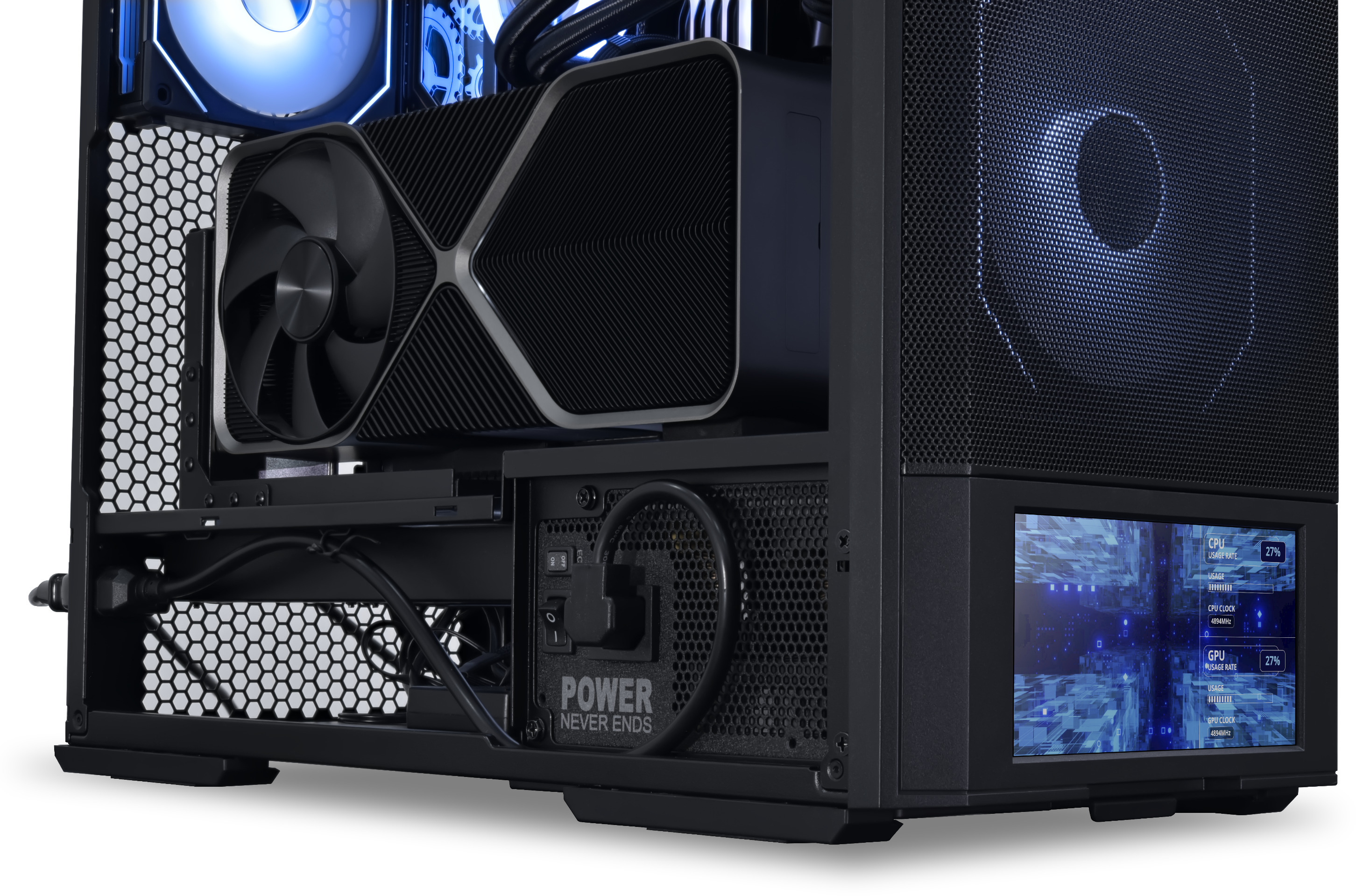 Lian Li - Caixa ATX Lian Li Lancool 207 Digital Preta Vidro Temperado