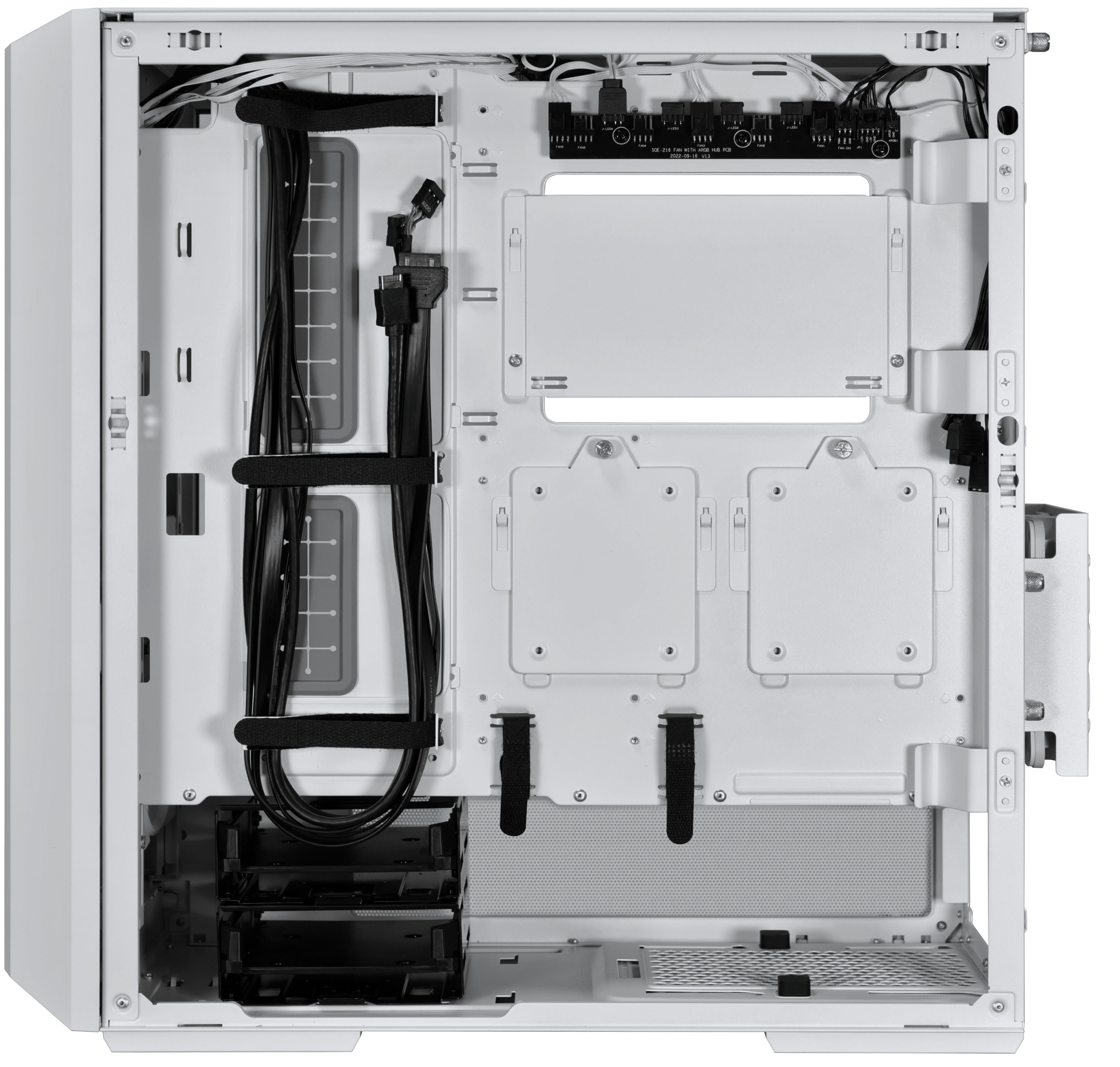Lian Li - Caixa E-ATX Lian Li Lancool 216 ARGB Branca Vidro Temperado