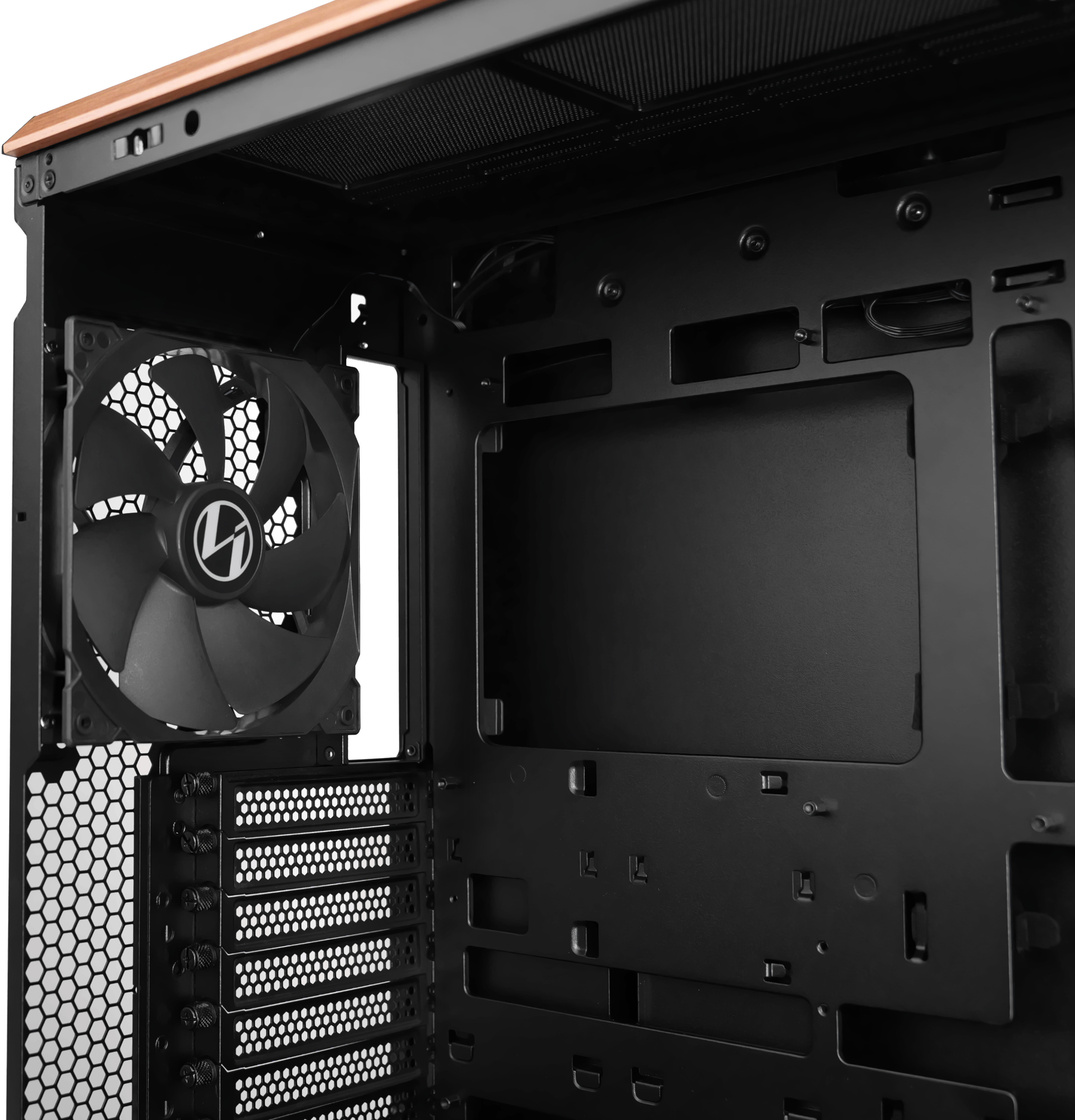 Lian Li - Caixa ATX Lian Li Lancool 217 Preta Vidro Temperado