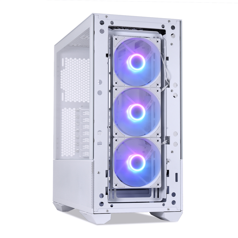 Lian Li - Caixa ATX Lian Li Lancool II Mesh C RGB Snow Edition Vidro Temperado