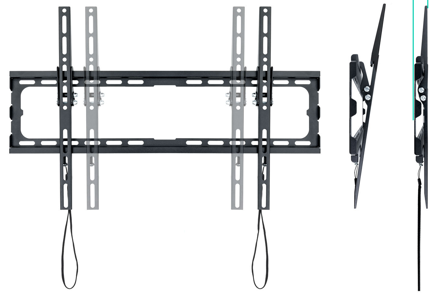 Tooq - Suporte de Parede Tooq Tilt 37" a 80" Max. 45Kg Preto