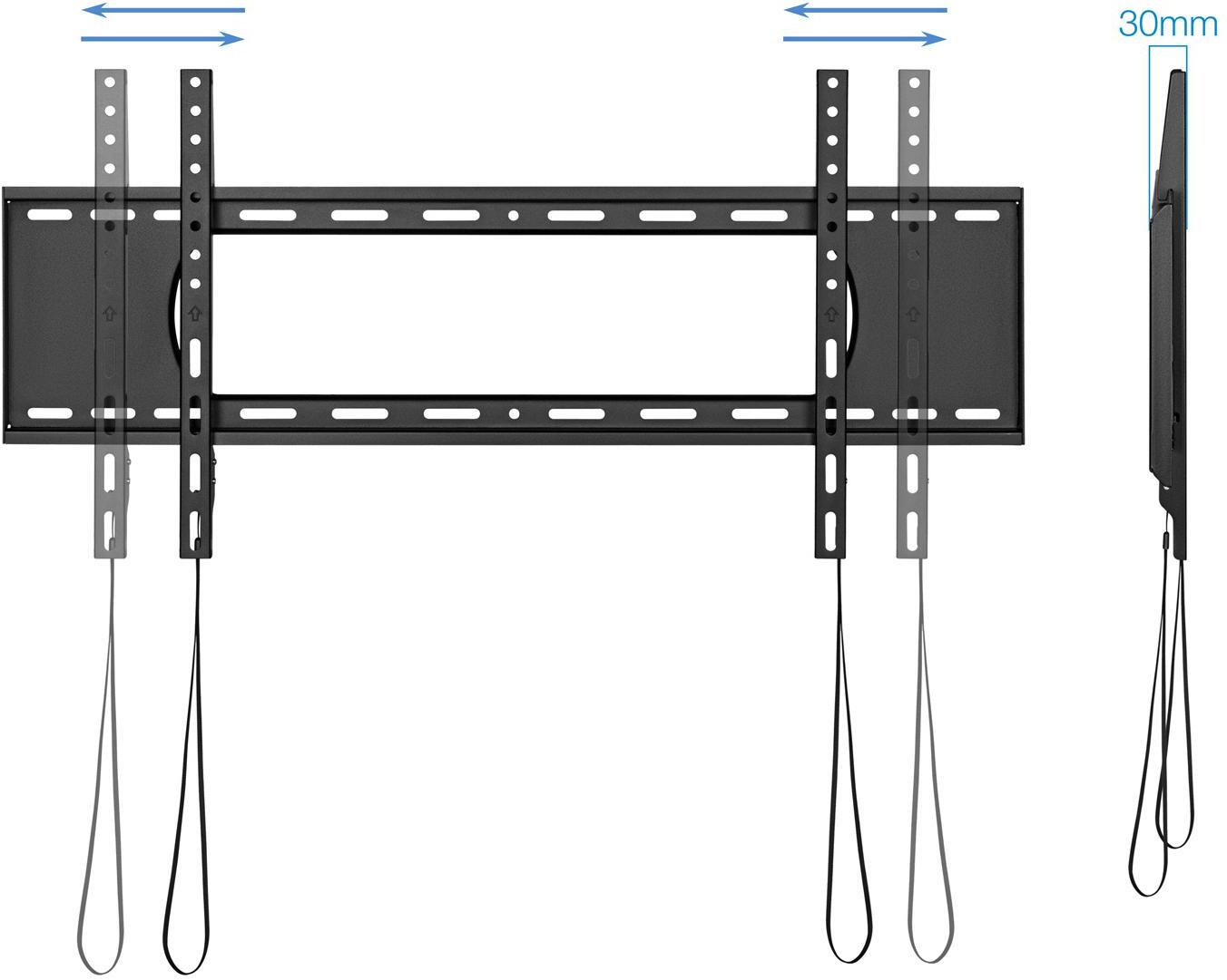Tooq - Suporte de Parede Tooq 43" a 90" Max. 80Kg Preto
