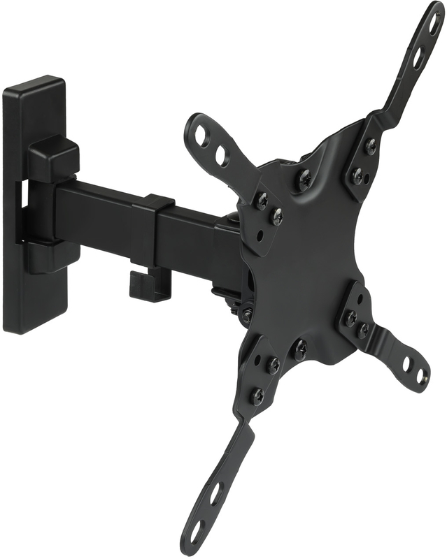 Tooq - Suporte de Parede Tooq Tilt e Giratório 2 Pivots 13" a 42" 190mm Max. 20kg Preto