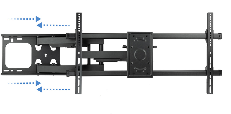 Tooq - Suporte de Parede Tooq Tilt e Giratório 3 Pivots 43" a 90" Max. 75Kg