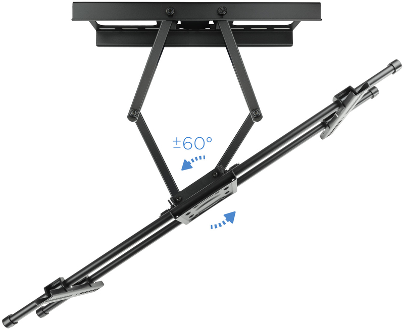 Tooq - Suporte de Parede Tooq Tilt e Giratório 3 Pivots 43" a 90" Max. 75Kg