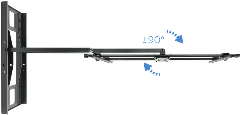 Tooq - Suporte de Parede Tooq Tilt 43" a 80" Max. 50kg Preto